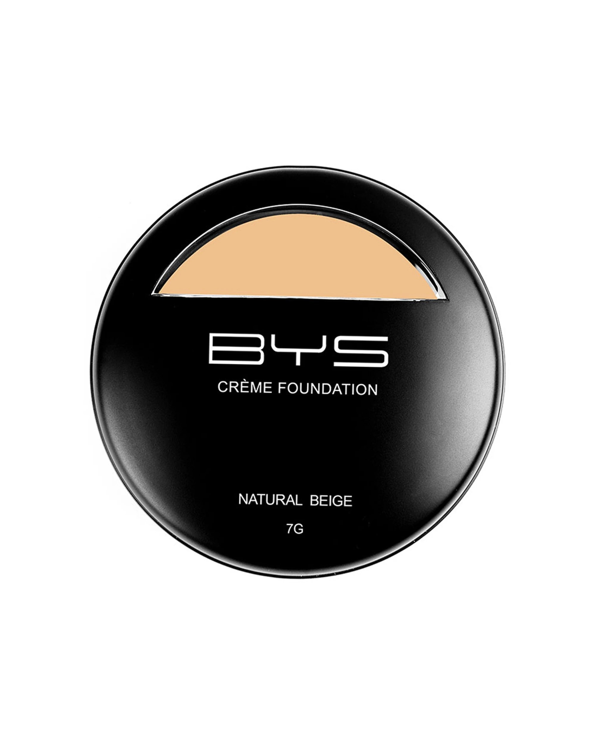 1 BYS Creme Foundation Hydrating Buildable Coverage Sponge 7g - Beige, 1 of 2