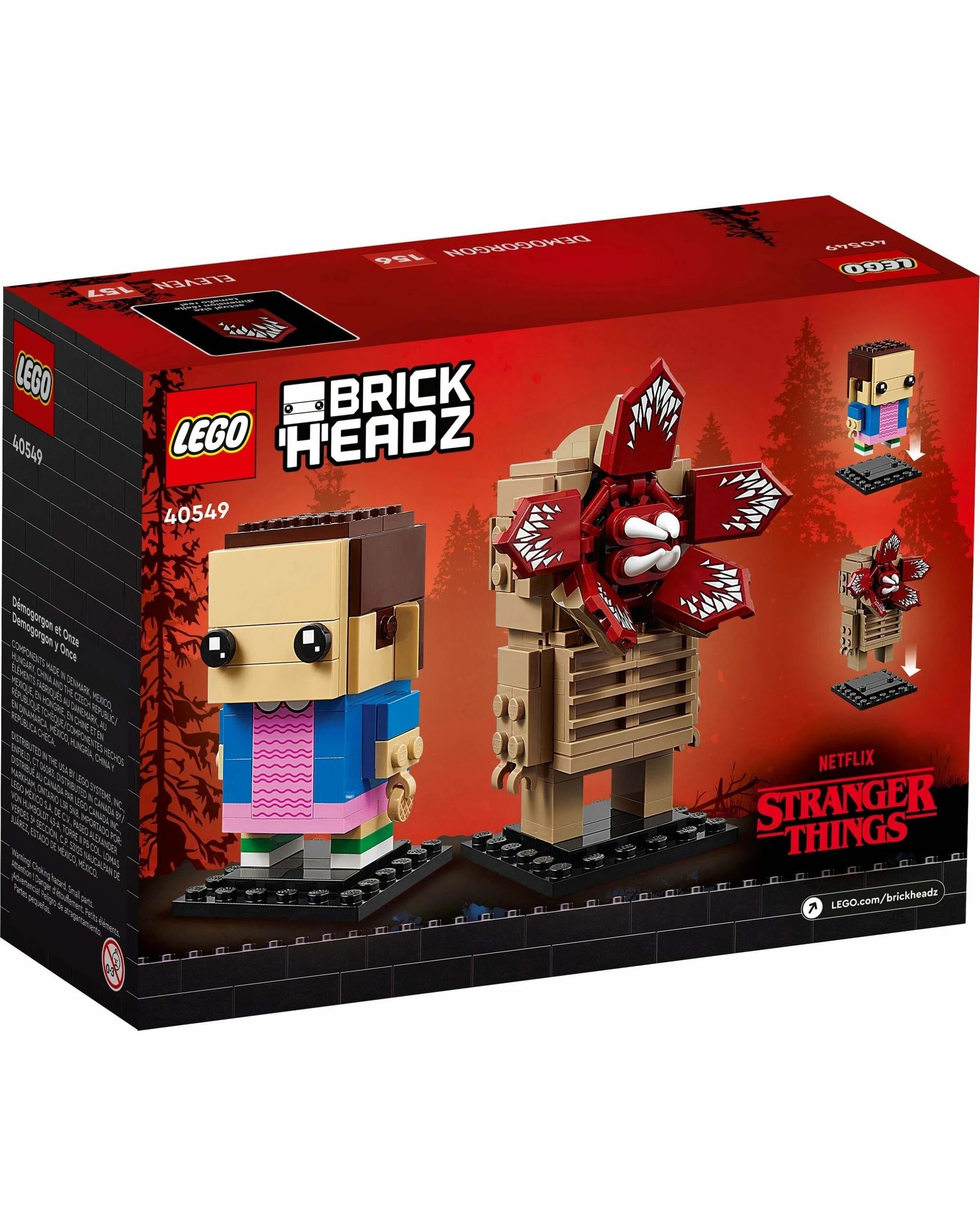 5 LEGO Stranger Things BrickHeadz Demogorgon & Eleven (40549), 5 of 5