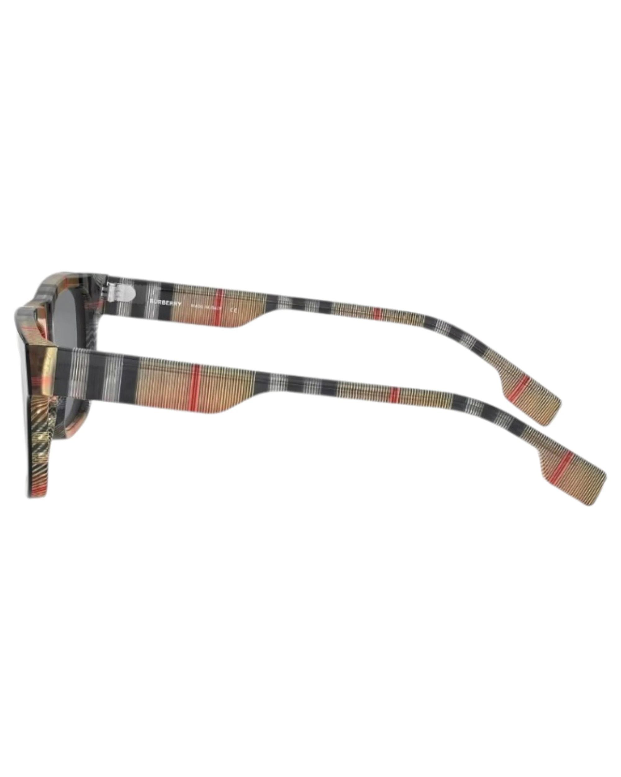 3 Burberry Mens Sunglasses BE4293 B Logo Top Black On Vintage Check Sunnies MULTI, 3 of 3