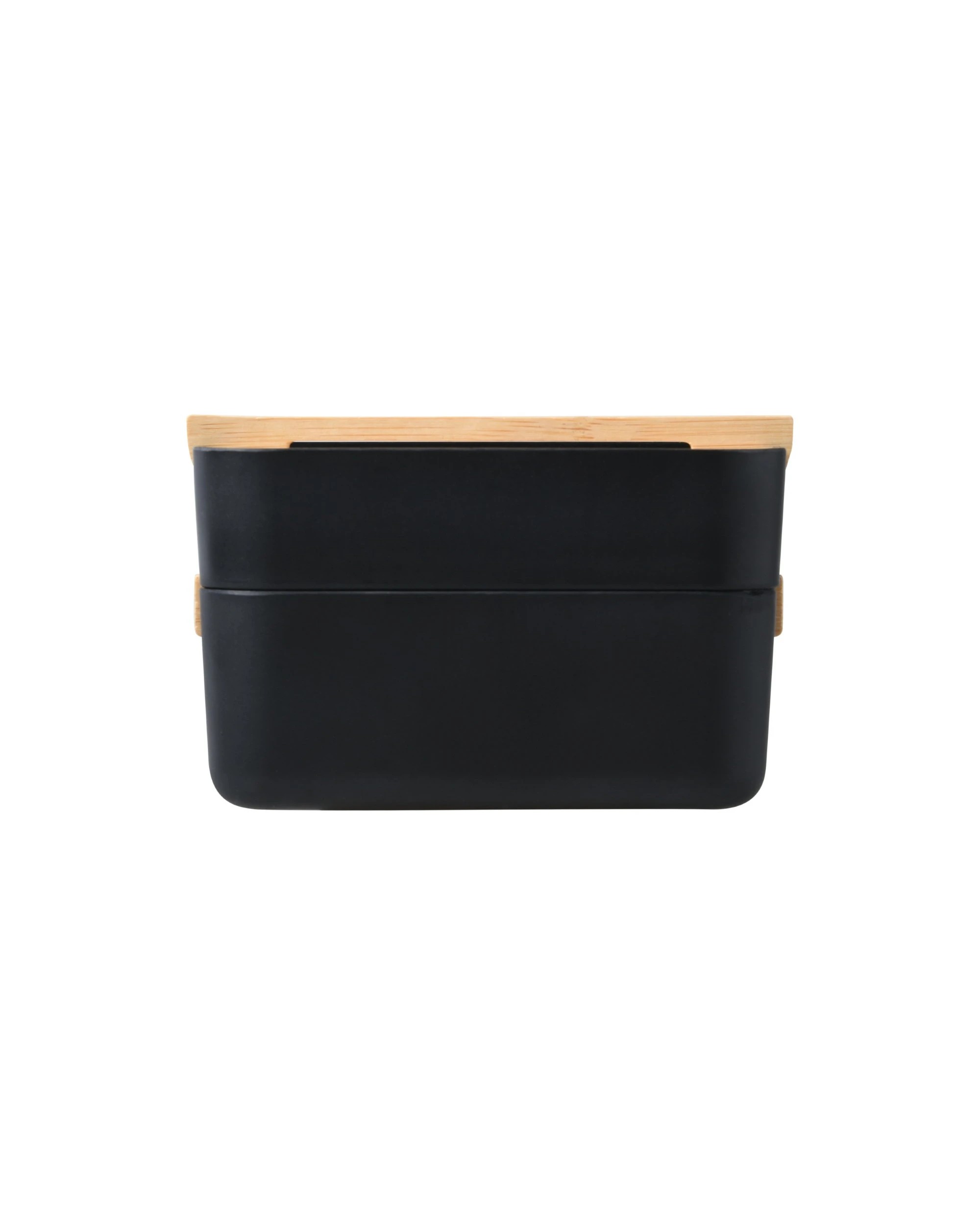 4 Takara Takae Bamboo Double Layer Jewellery Box - Black, 4 of 7