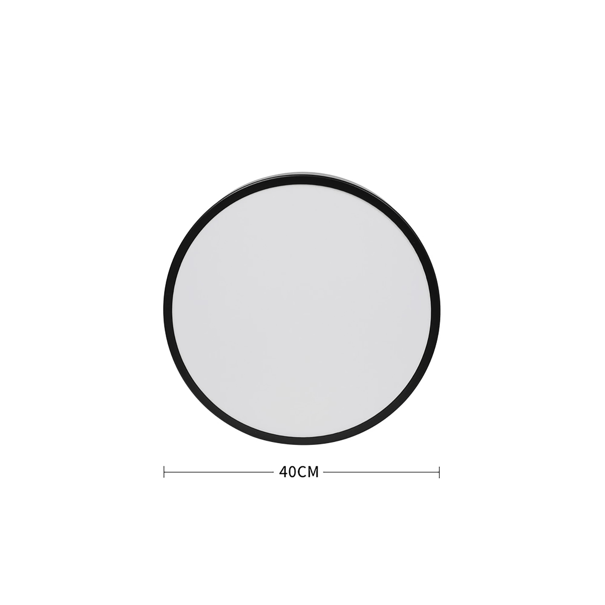 3 Emitto LED Ceiling Light 60W 3-Colour Ultra-Thin Flush Mount Black - Black, 3 of 5