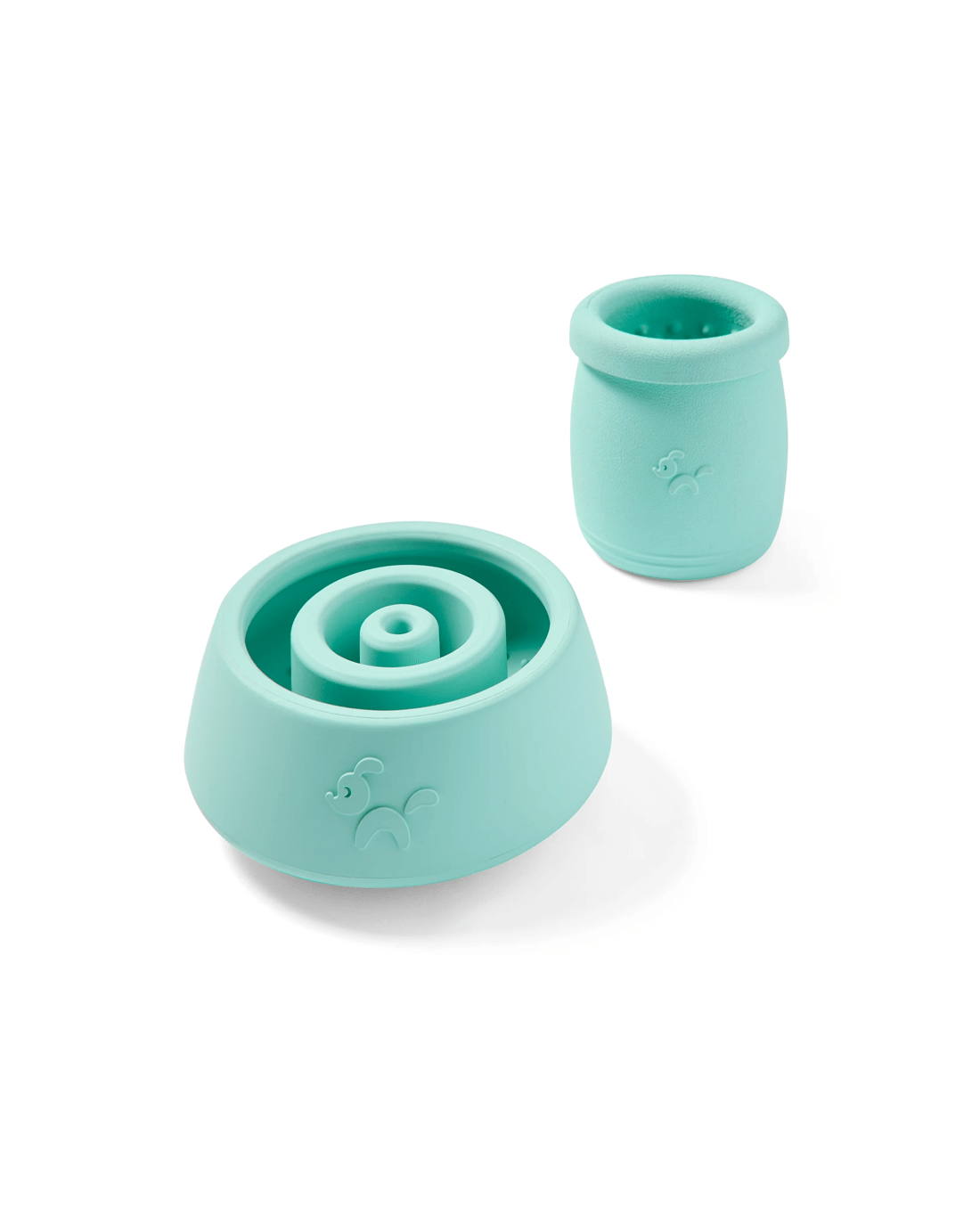 3 2 Pack Pet Rubber Treat Chew - Teal, 3 of 9