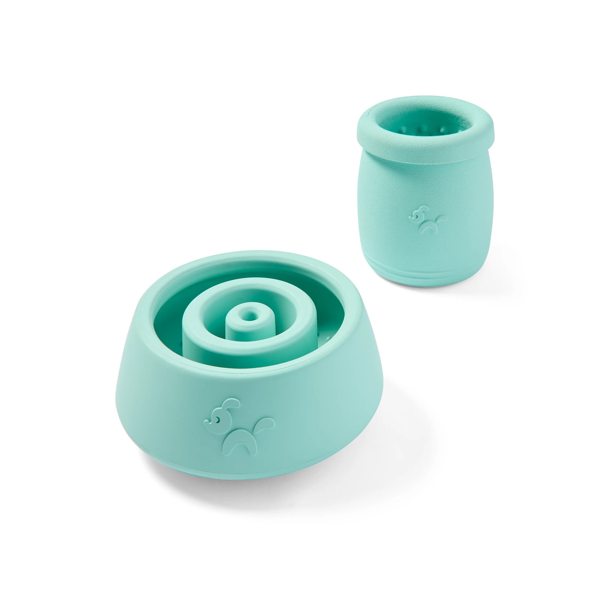 3 2 Pack Pet Rubber Treat Chew - Teal, 3 of 9