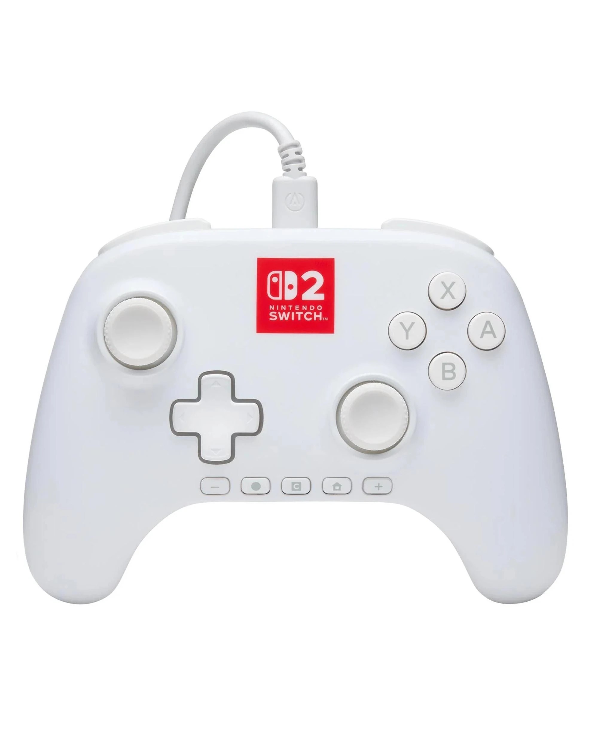 3 PowerA Advantage Lumectra Wired Controller for Nintendo Switch 2 - White, 3 of 10