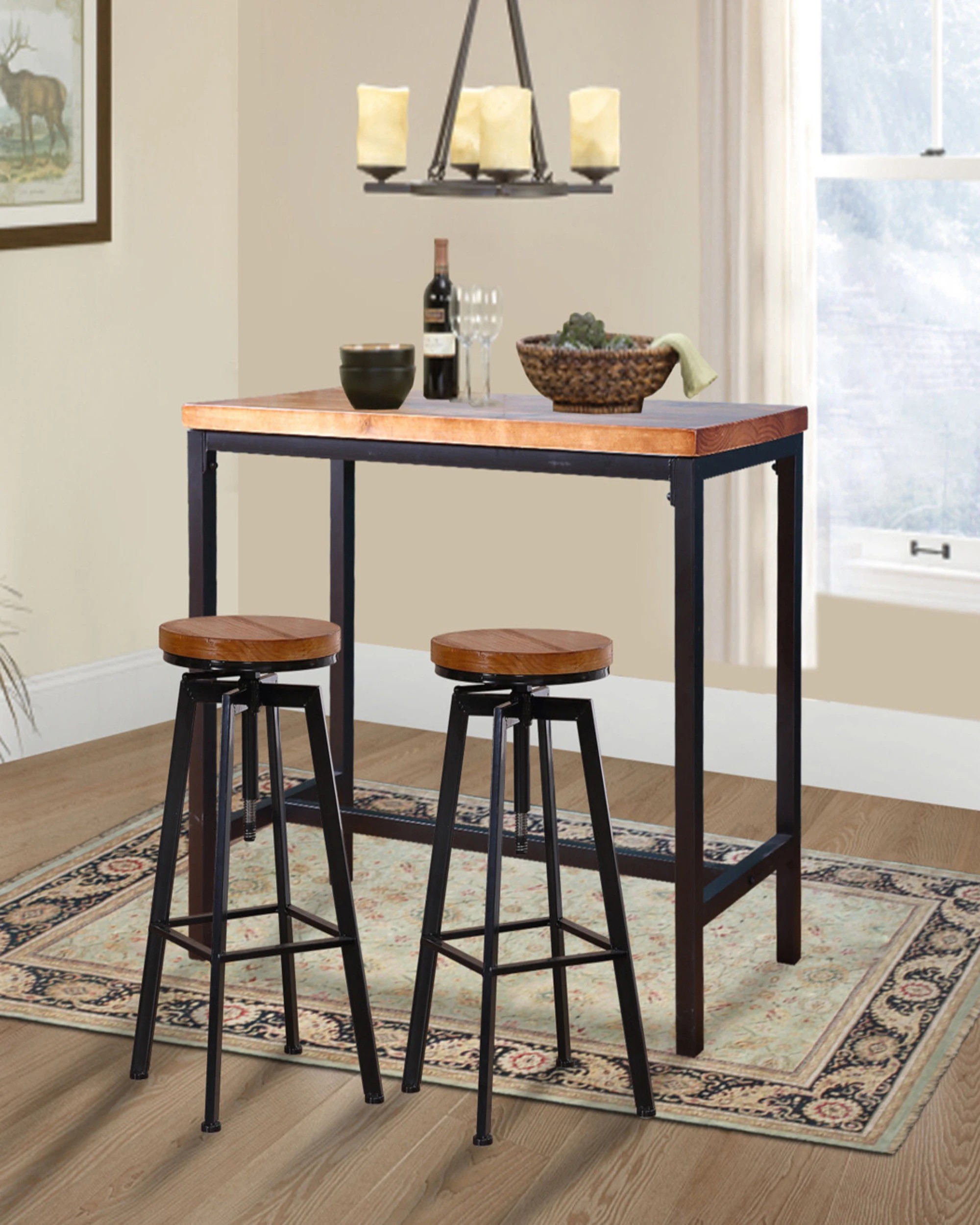 7 Levede 3pcs Bar Table Set, 7 of 7