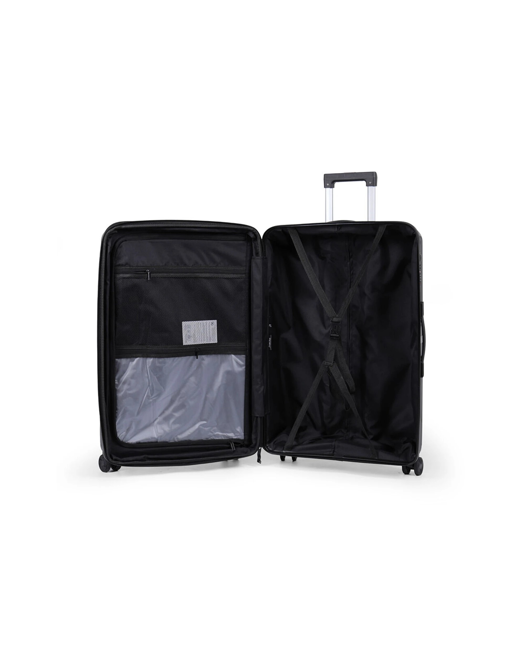7 Paklite Solar Large Travel Luggage Suitcase Lightweight 75x50cm - Black, 7 of 9