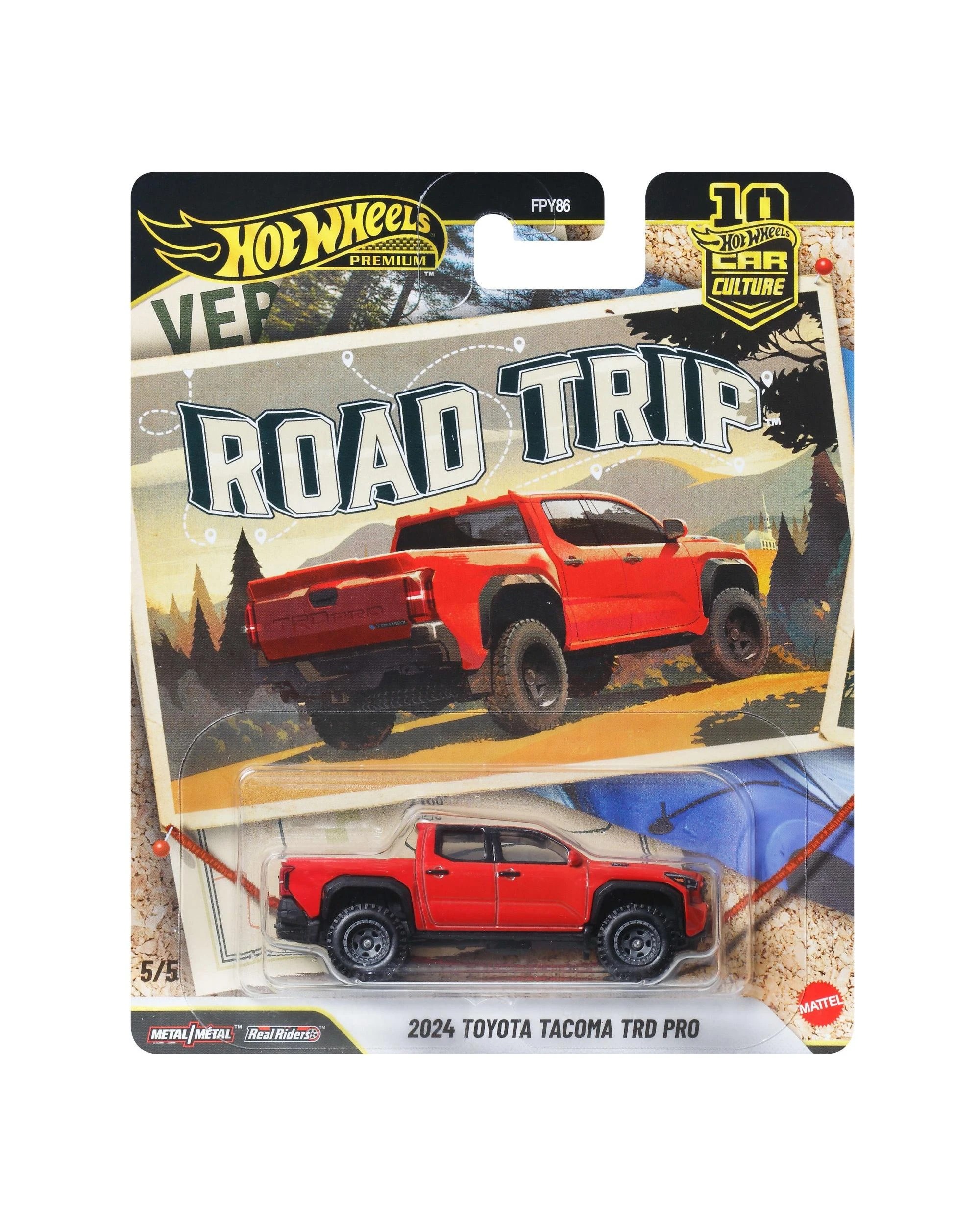 1 Hot Wheels Premium Car Culture Road Trip 2024 Toyota Tacoma TRD PRO Diecast Vehicle, 1 of 1