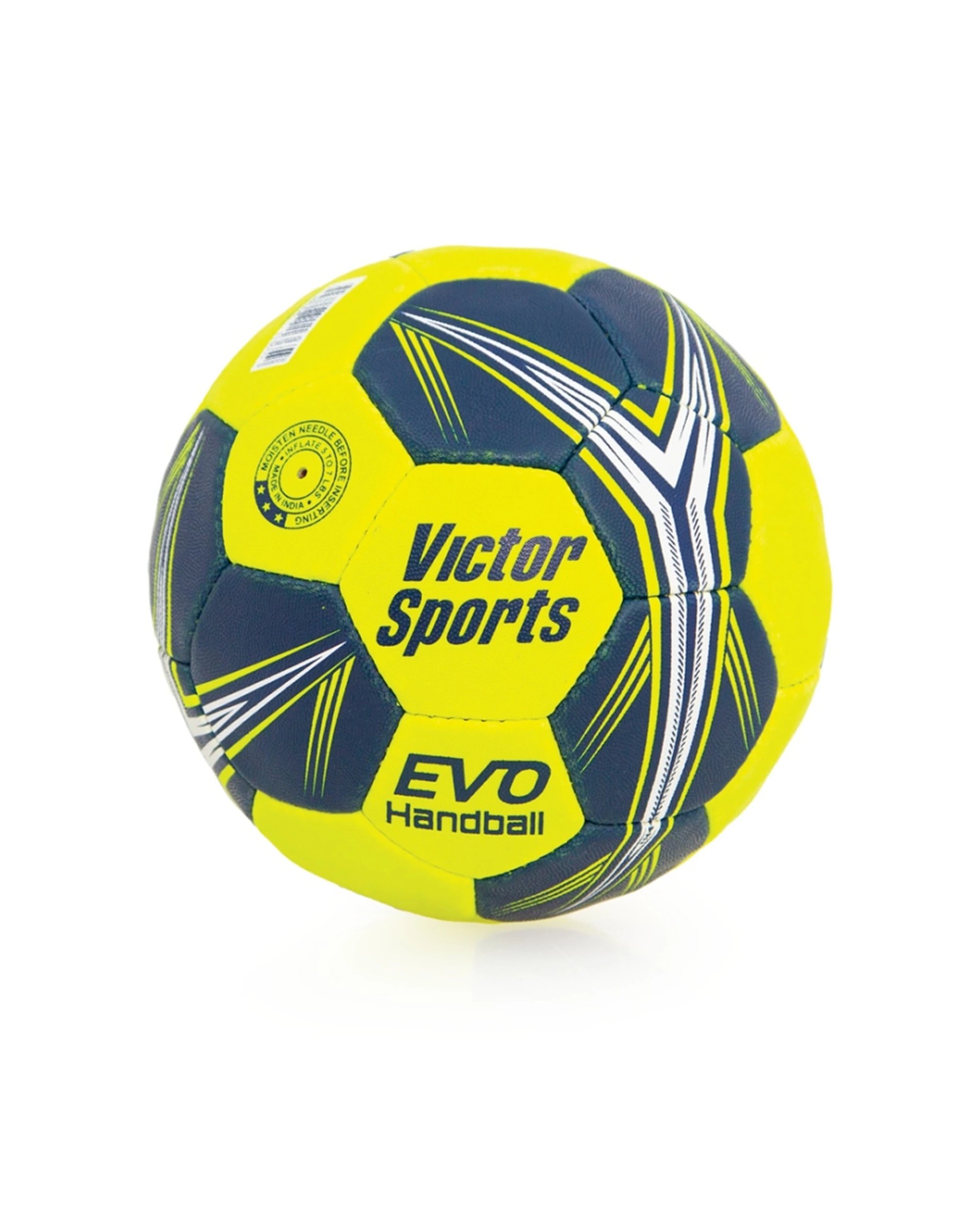 1 Victor Sports Handball Synthetic Official Weight Soft Touch Size 3 - Yellow, 1 of 3