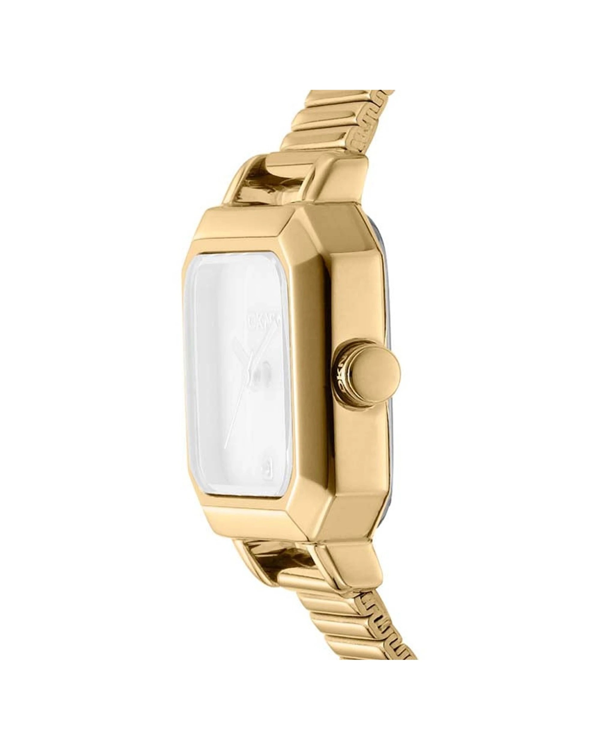 3 DKNY Everyday Gold Stainless Steel Watch 22x22mm White Mother of Pearl Dial, 3 of 3