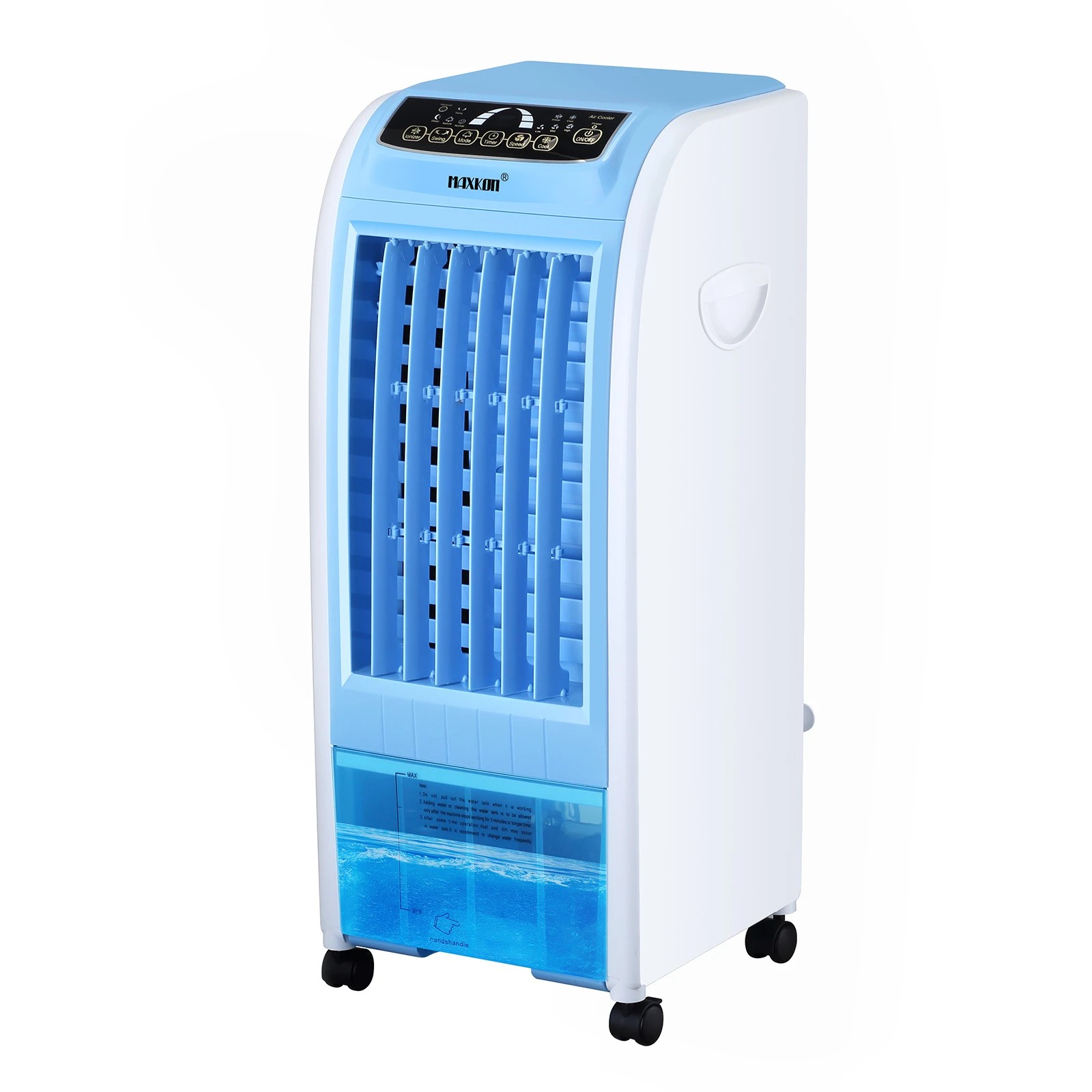 4 MAXKON 7L Mobile Evaporative Air Cooler Fan Humidifier Blue, 4 of 4