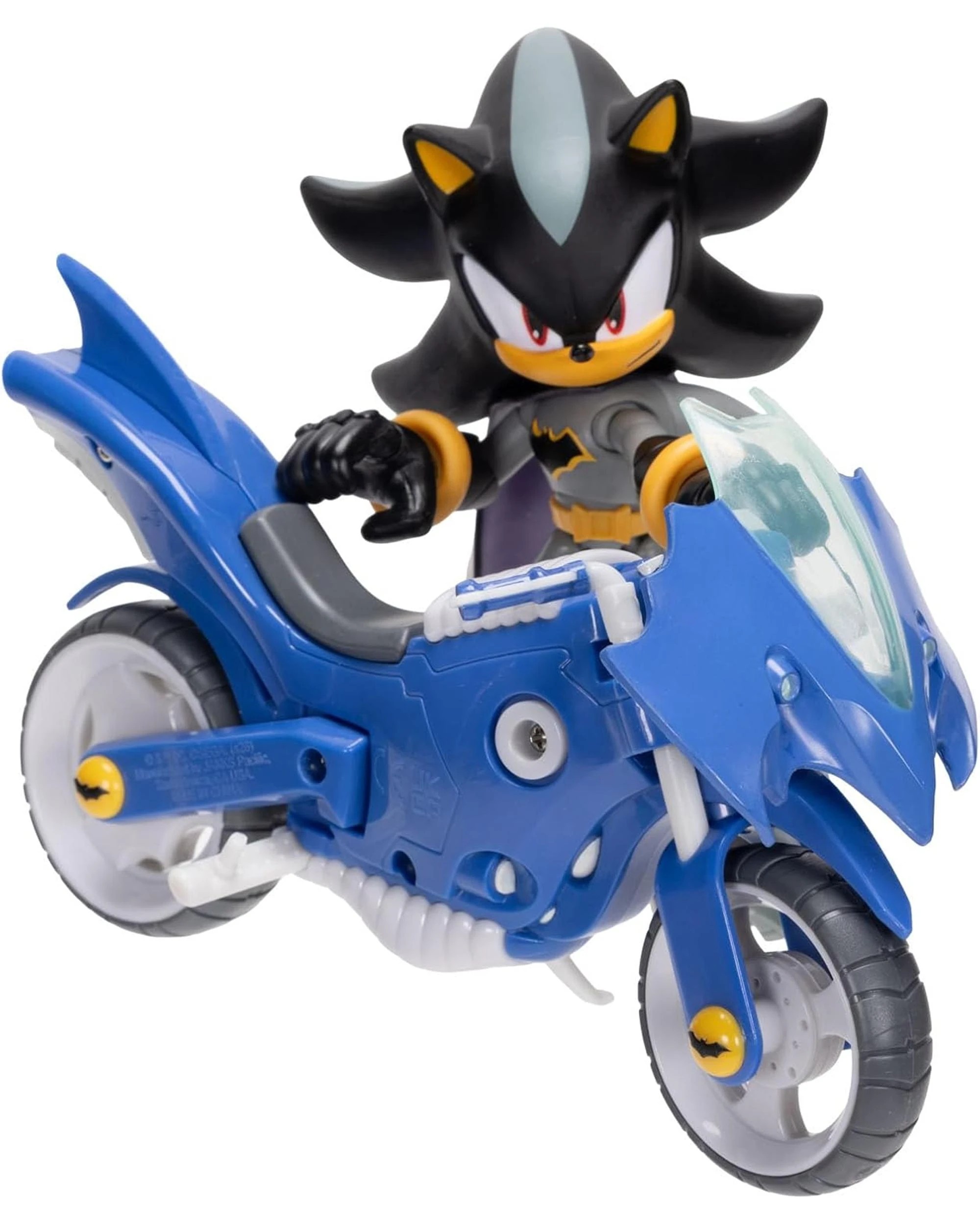 8 Sonic The Hedgehog X DC Shadow as Batman 5 inch Figure with Batcycle, 8 of 8
