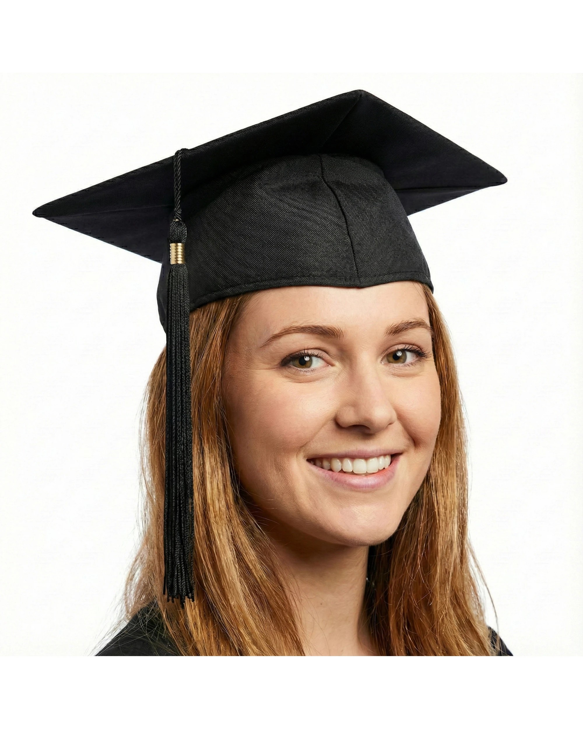 1 BR Costumes Deluxe Graduation Mortar Board Cap for Bachelor’s Degree, 1 of 2