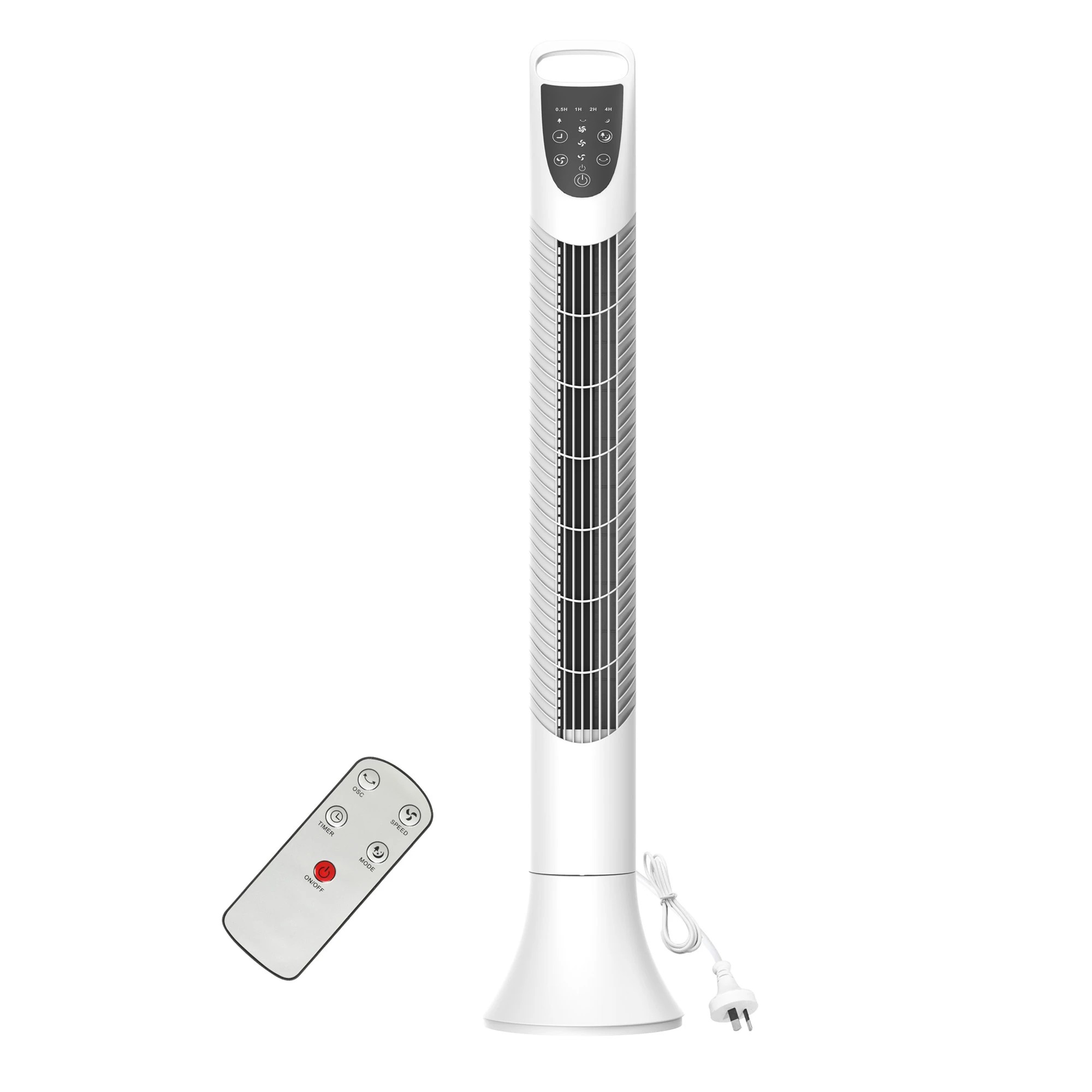 1 Spector Electric Tower Fan Air Cooler Oscillating Timer 3 Speeds Remote Control, 1 of 9