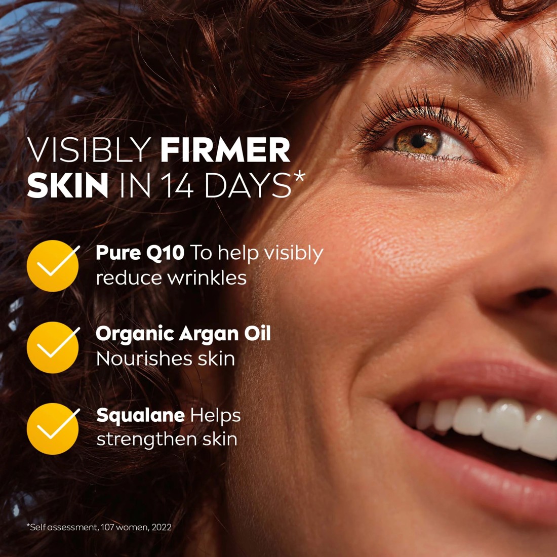 6 Nivea Q10 Anti-Wrinkle Extra Nourish Deep Restoring Day Cream SPF15 50ml - Pure Q10, Argan Oil and Squalane, 6 of 10