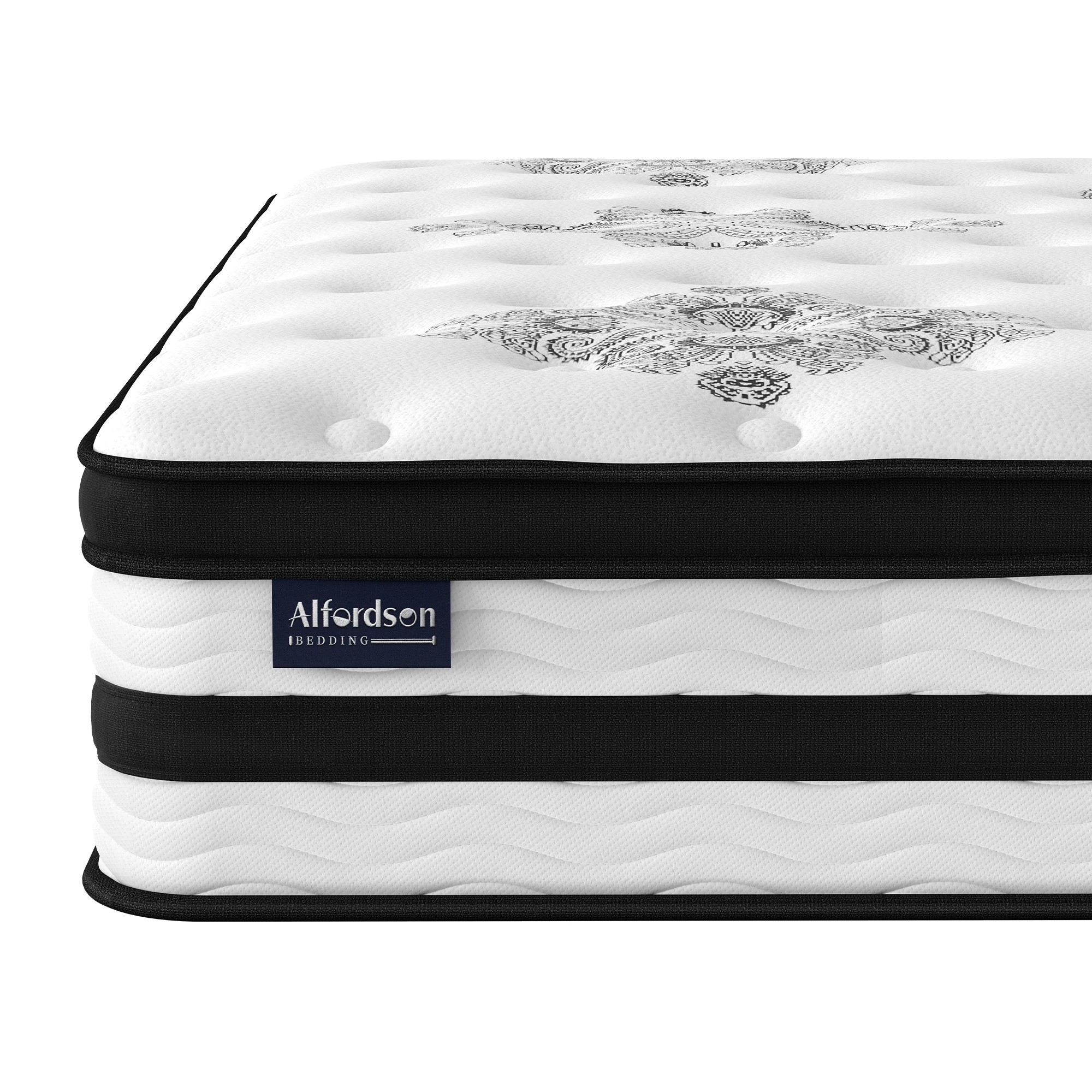 3 Alfordson Mattress Pocket Spring Latex Euro Top 34cm 5 zone - Single Bed, 3 of 10