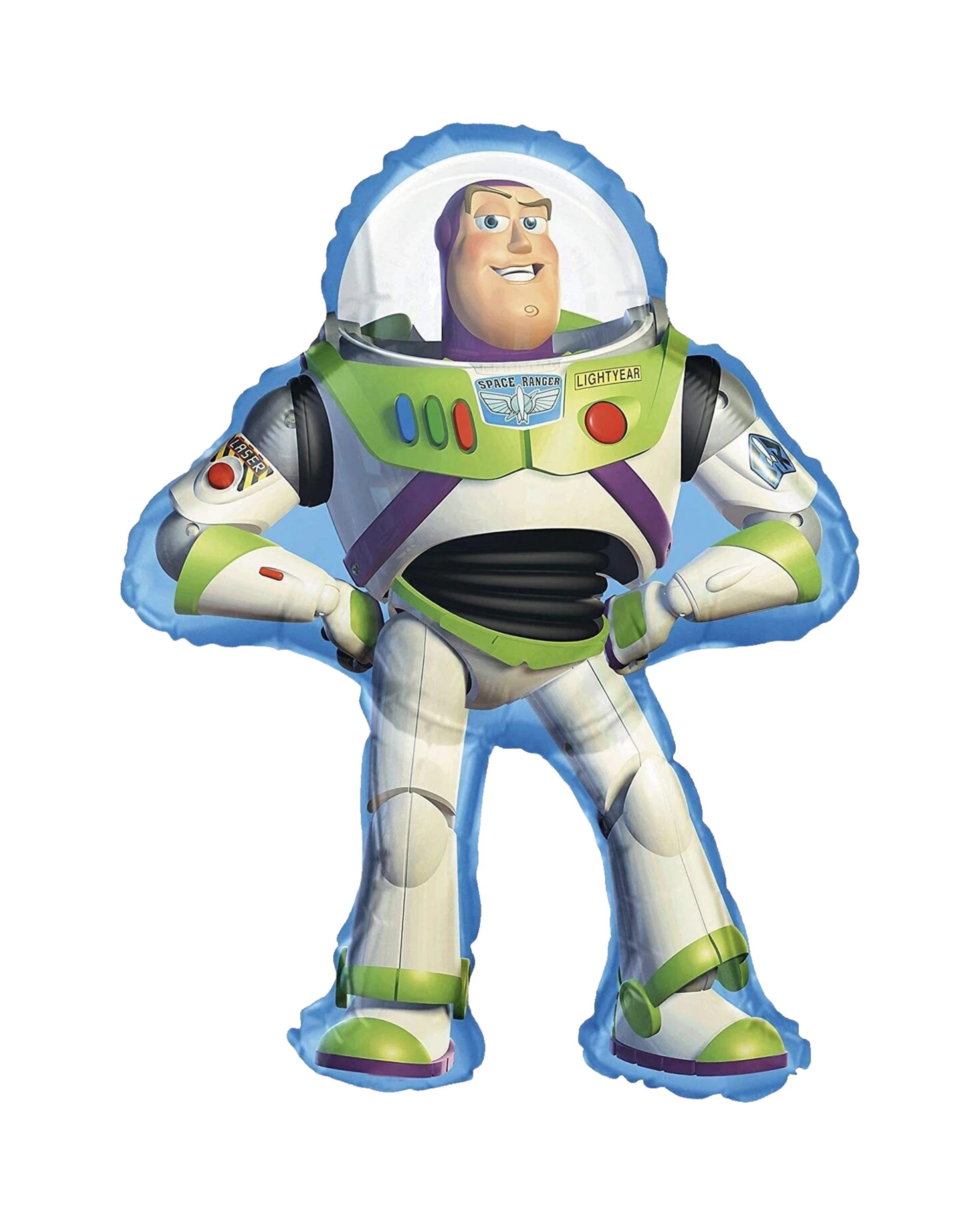 1 Disney Buzz Lightyear Supershape Jumbo Helium Balloon 89cm, 1 of 1