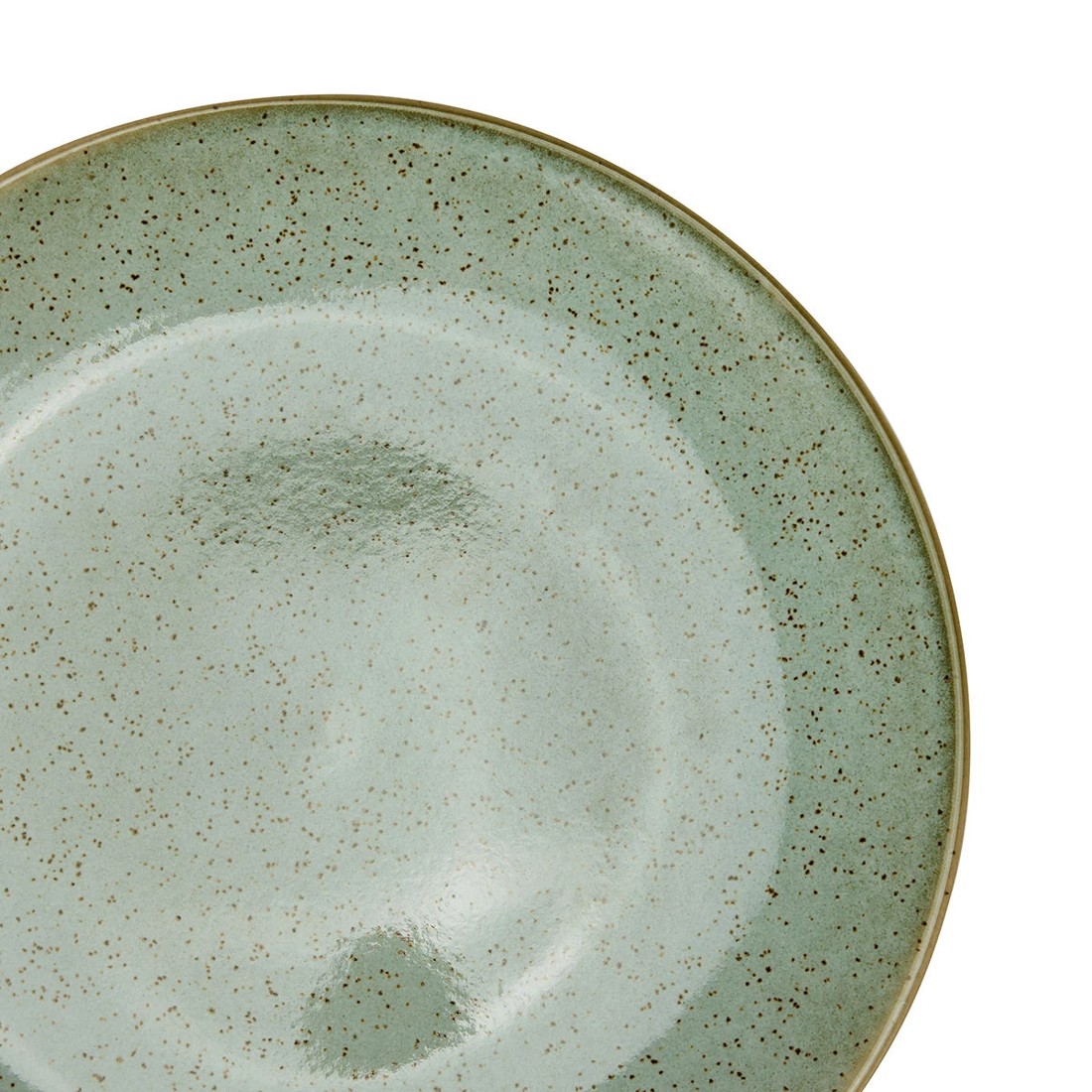 3 Green Glazed Side Plate, 3 of 5