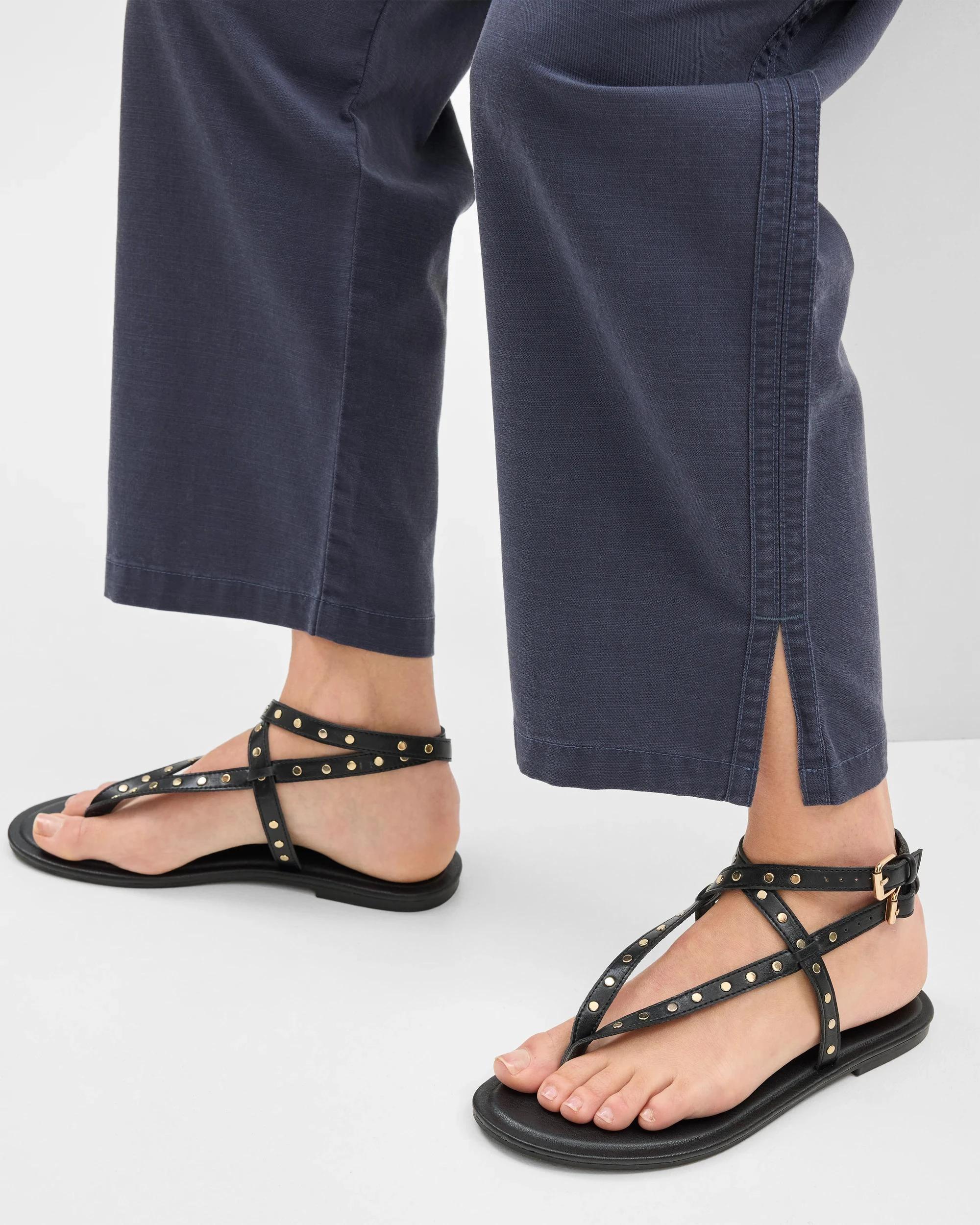 7 Target Straight Slub Pants GRAPHITE, 7 of 7