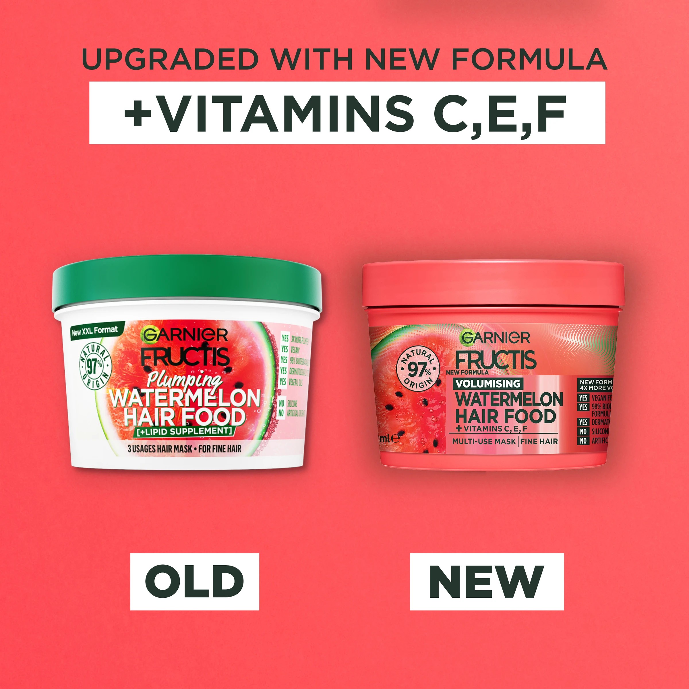 8 Garnier Fructis Hair Food Multi Use Treatment 390ml - Watermelon, 8 of 8