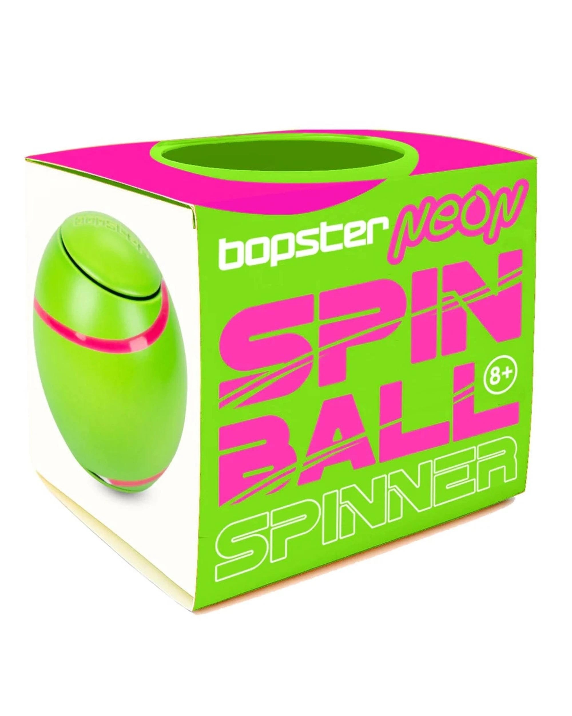 1 Bopster Neon Spin Ball Spinner - Neon Green - Green, 1 of 2