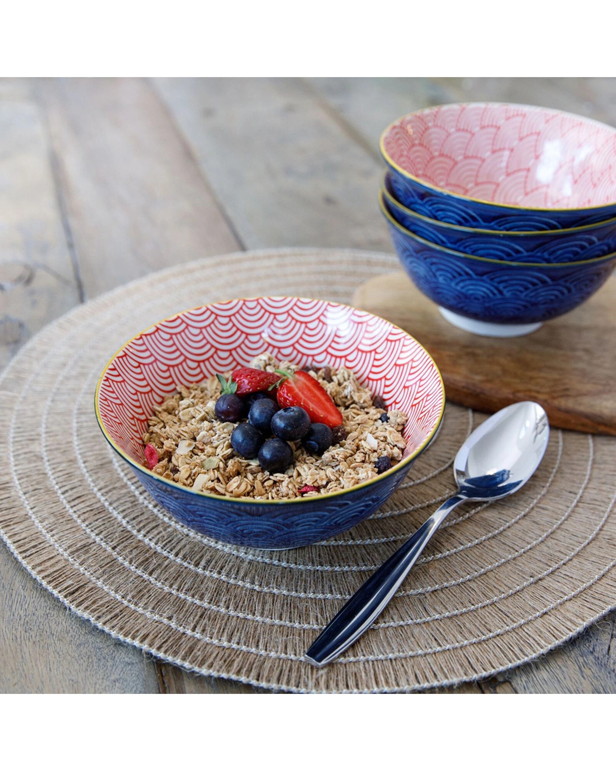 7 Mikasa 4pc Does It All Kitchen Glazed Bowl 15.7cm Durable Microwave Dishwasher Safe - Multi, 7 of 8