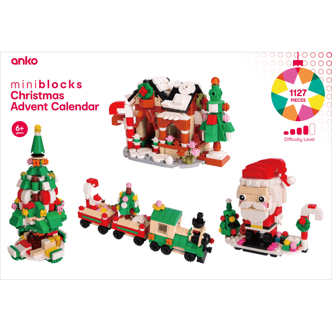 1 1127 Piece Mini Blocks: Christmas Advent Calendar, 1 of 7