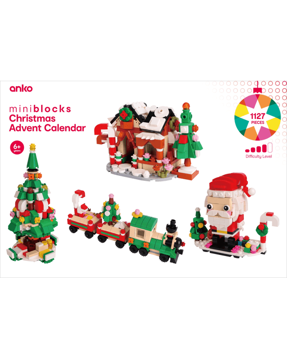 1127 Piece Mini Blocks: Christmas Advent Calendar