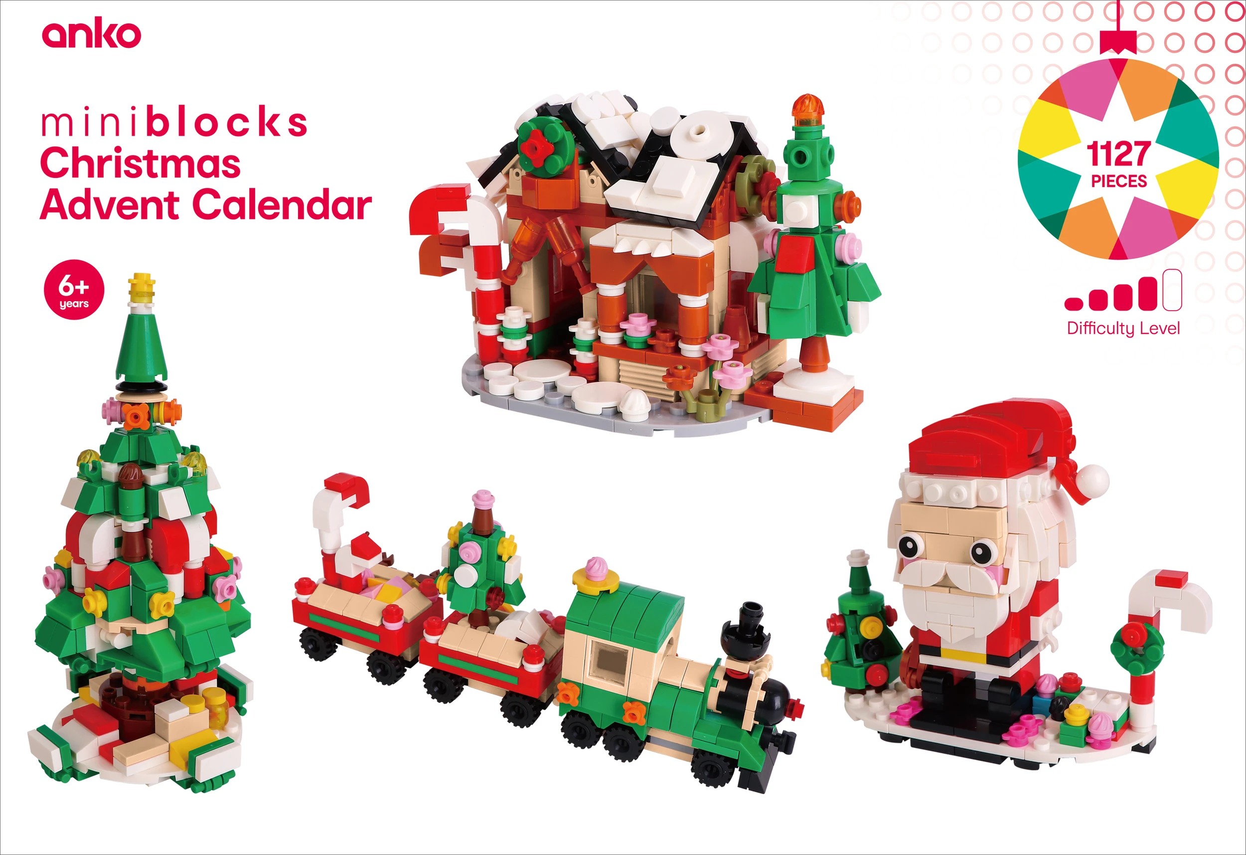 1 1127 Piece Mini Blocks: Christmas Advent Calendar, 1 of 7