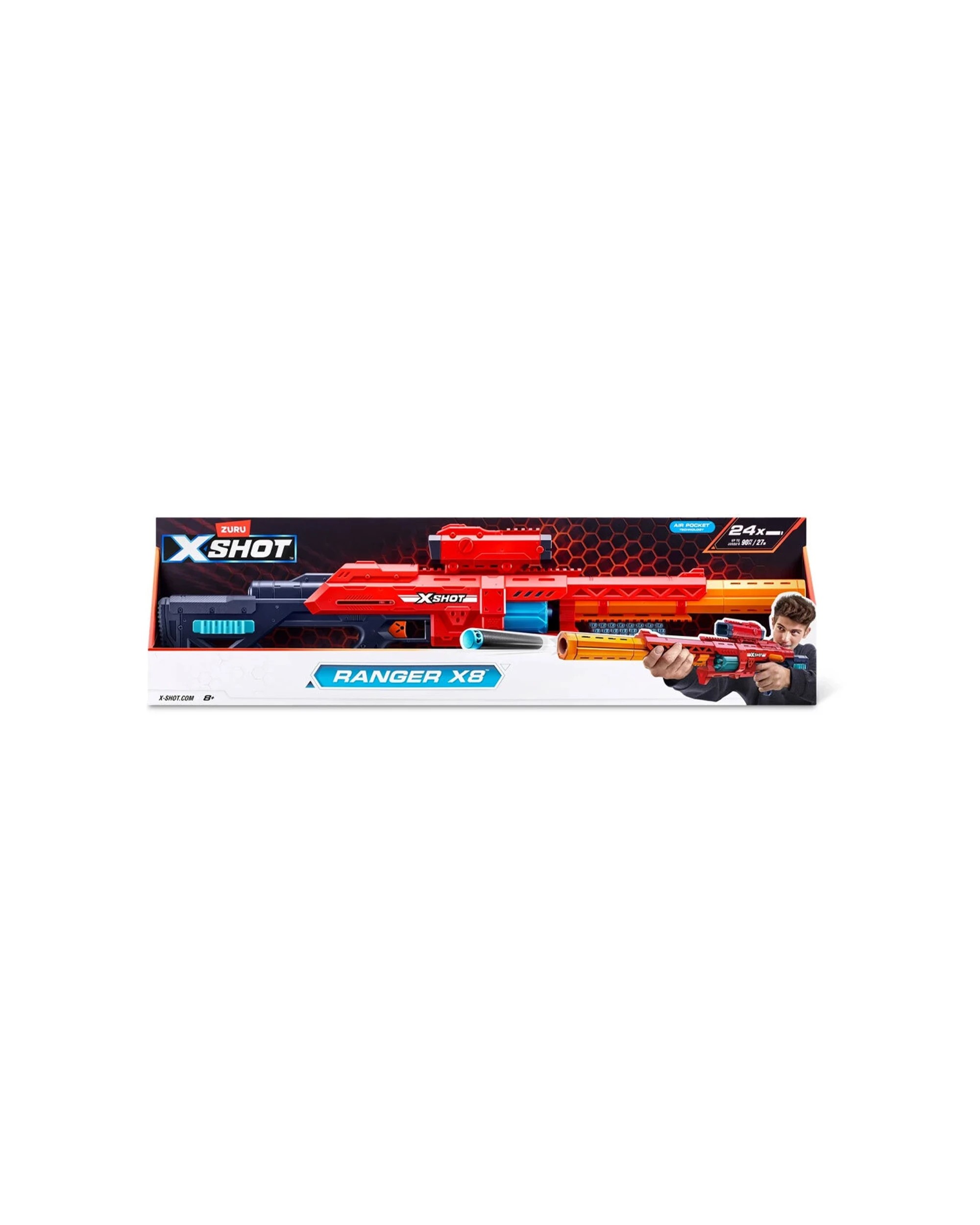 1 Zuru XSHOT Excel Ranger X8 24 Darts Kids Toy Rapid Fire - Multi, 1 of 3