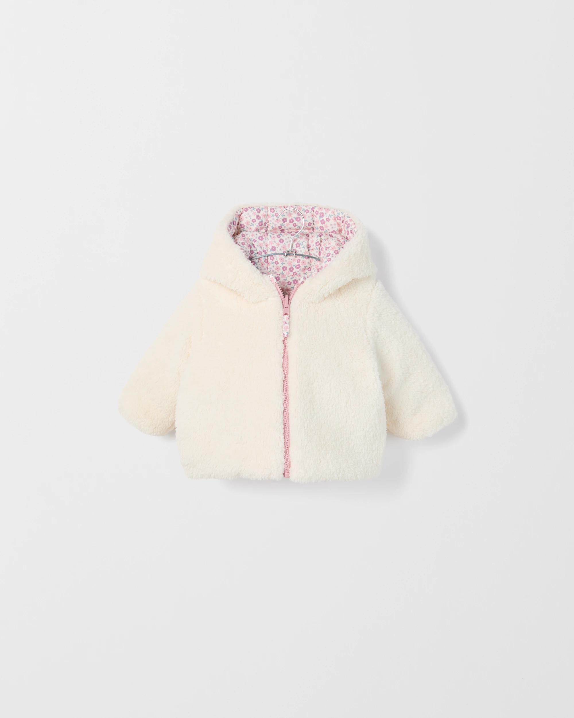 3 Target Baby Baby Reversible Puffer Jacket FLORAL, 3 of 3