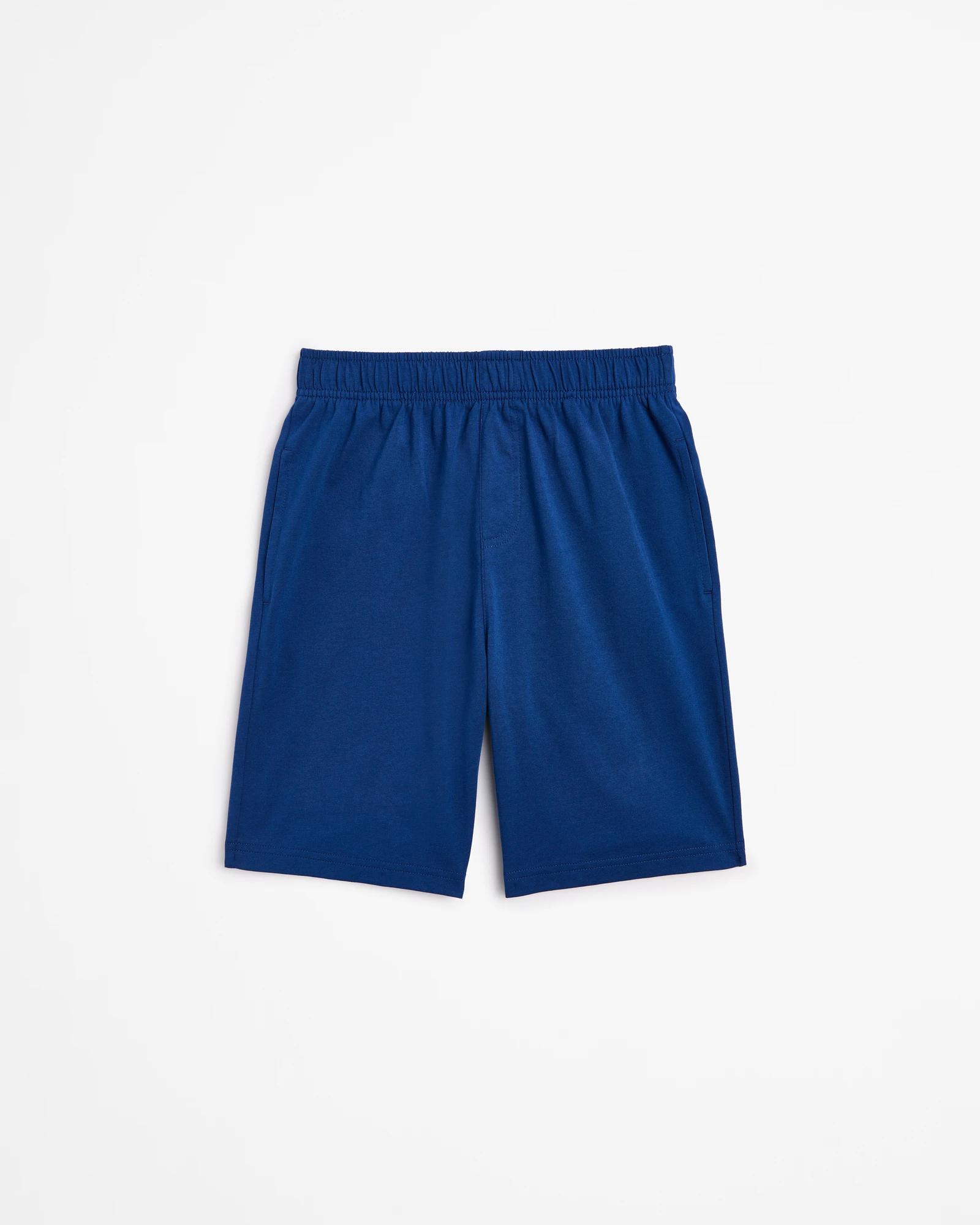 5 Target School Knit Shorts ROYAL BLUE, 5 of 7