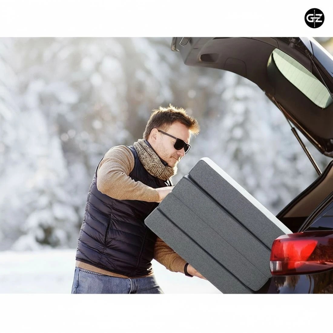 6 Giselle Bedding Foldable Mattress Folding Foam Single Portable Easy Storage Guest Bed Comfortable Support - Grey, 6 of 7