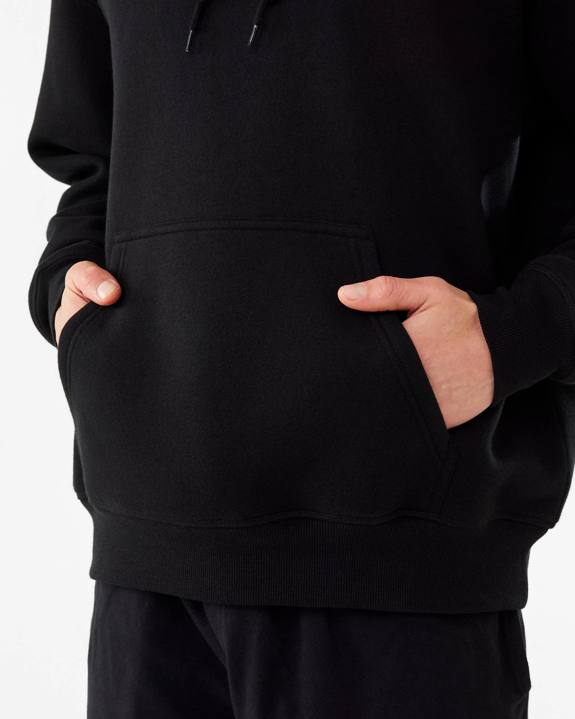 8 Champion Script Mens Hoodie Black, 8 of 9