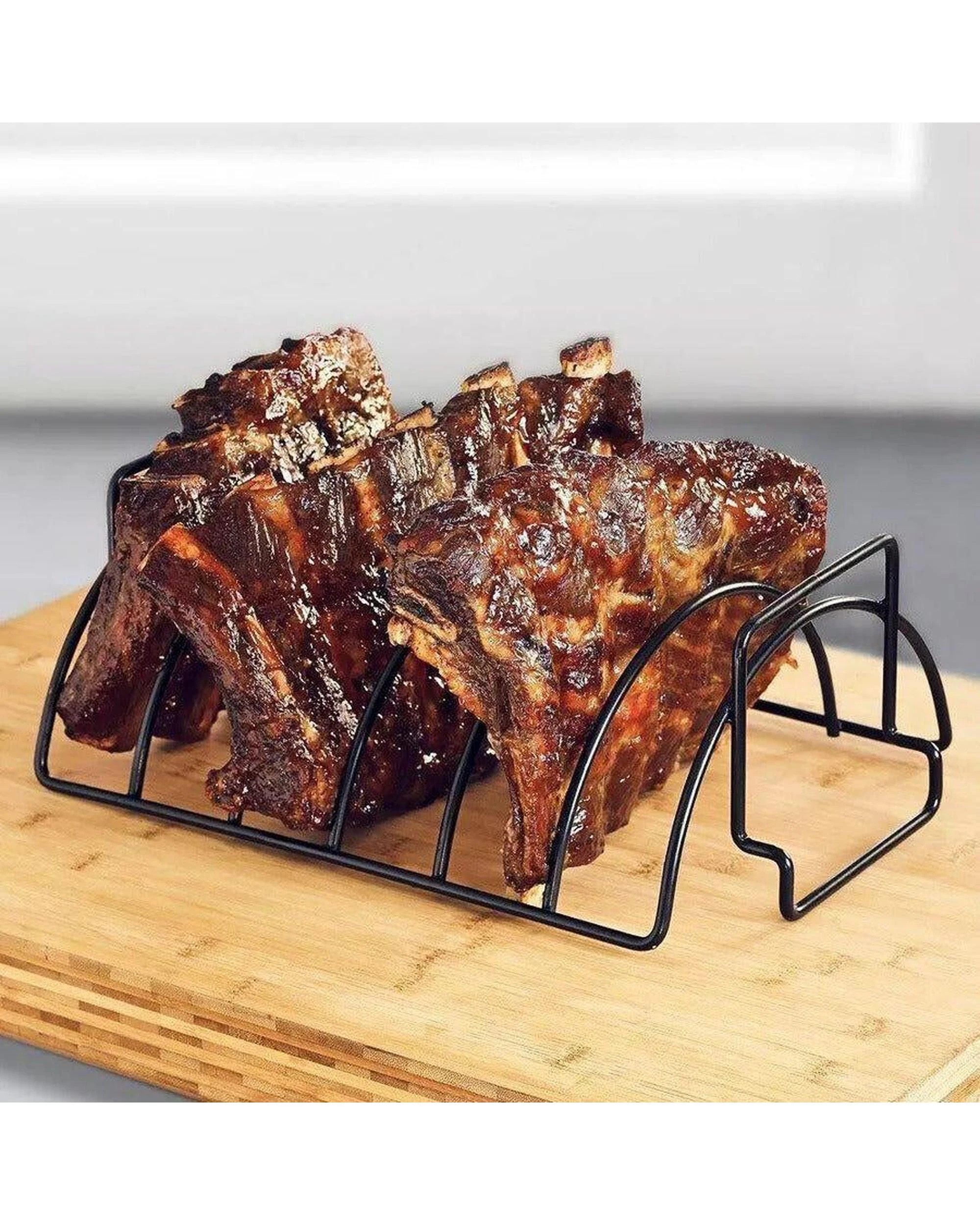 4 Flaming Coals Rib Rack - Reversible Non Stick, 4 of 10