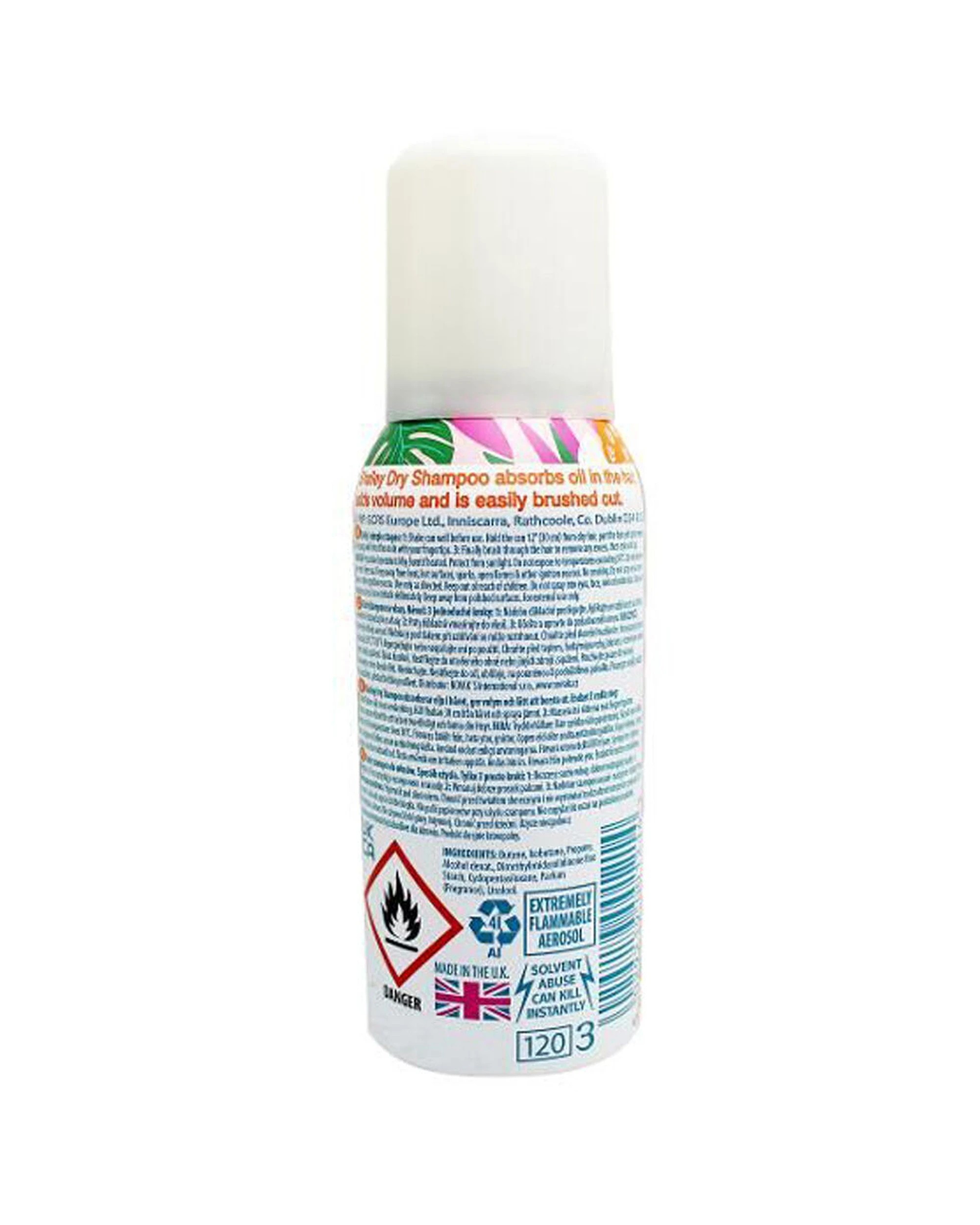 3 Shelley 6PK Instant Refresh Dry Shampoo Spray For All Hair Types 100ml Tropical - Multi, 3 of 3