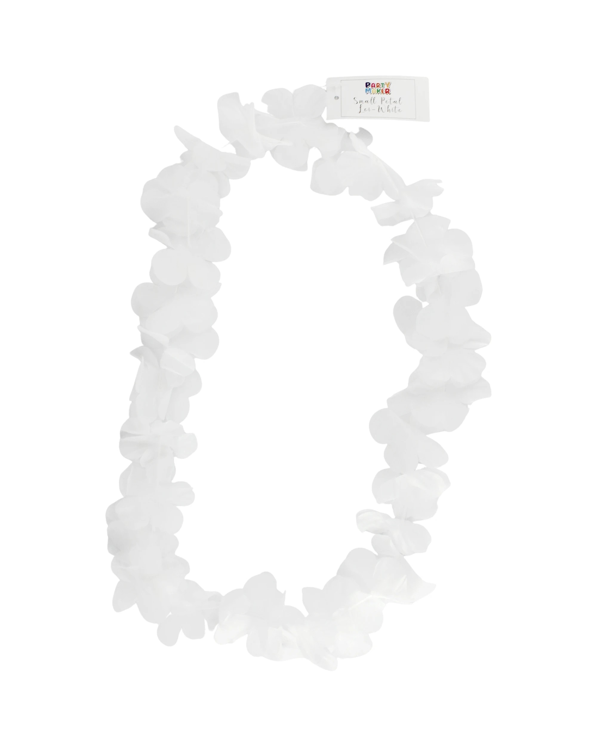 1 Partyrama White Small Petal Tropical Lei - White, 1 of 1