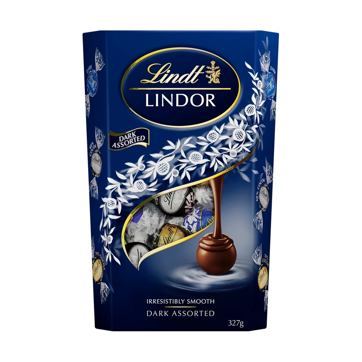 3 Lindt LINDOR Dark Assorted Chocolate Cornet 327g, 3 of 7