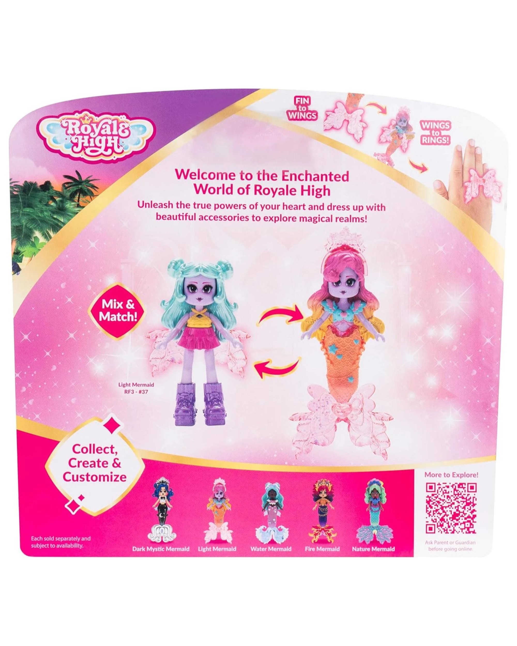 5 Royale High Light Mermaid S3 Deluxe Core Figure, 5 of 8