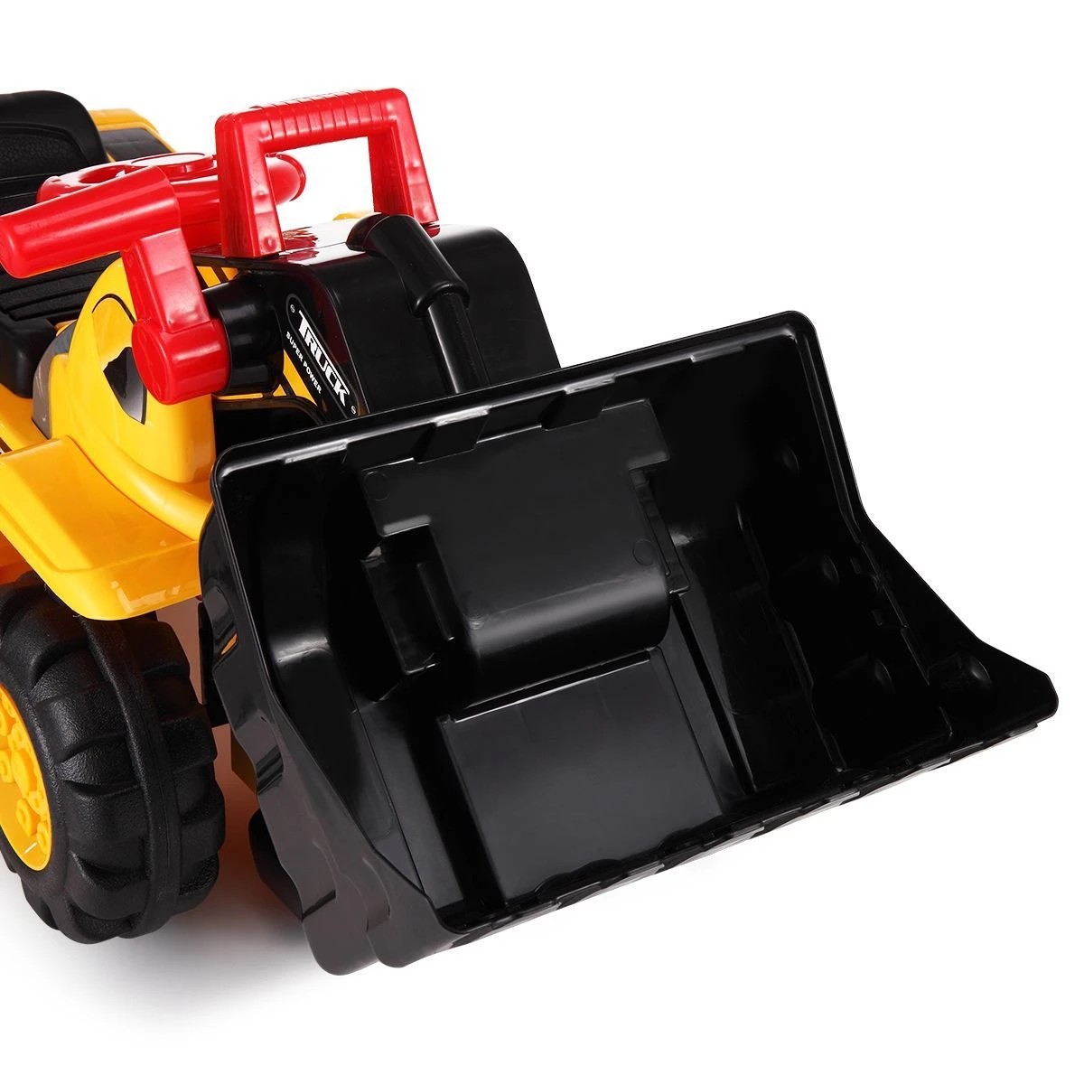 3 AUSWAY 6V Kids Ride On Car Bulldozer Pretend Play with Helmet, 3 of 8