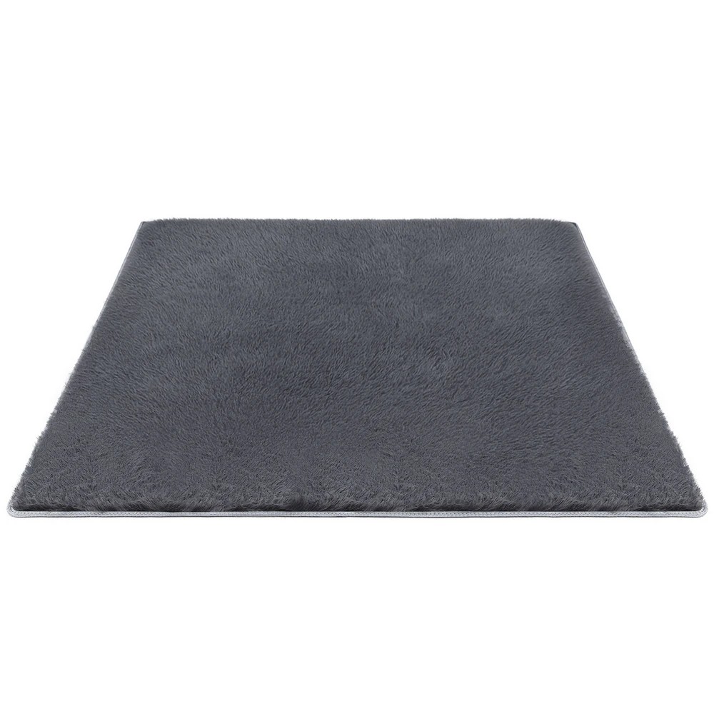 1 Artiss Floor Rug 160x230cm Plush Area Shaggy Rug Living Room Bedroom Carpet - Grey, 1 of 9