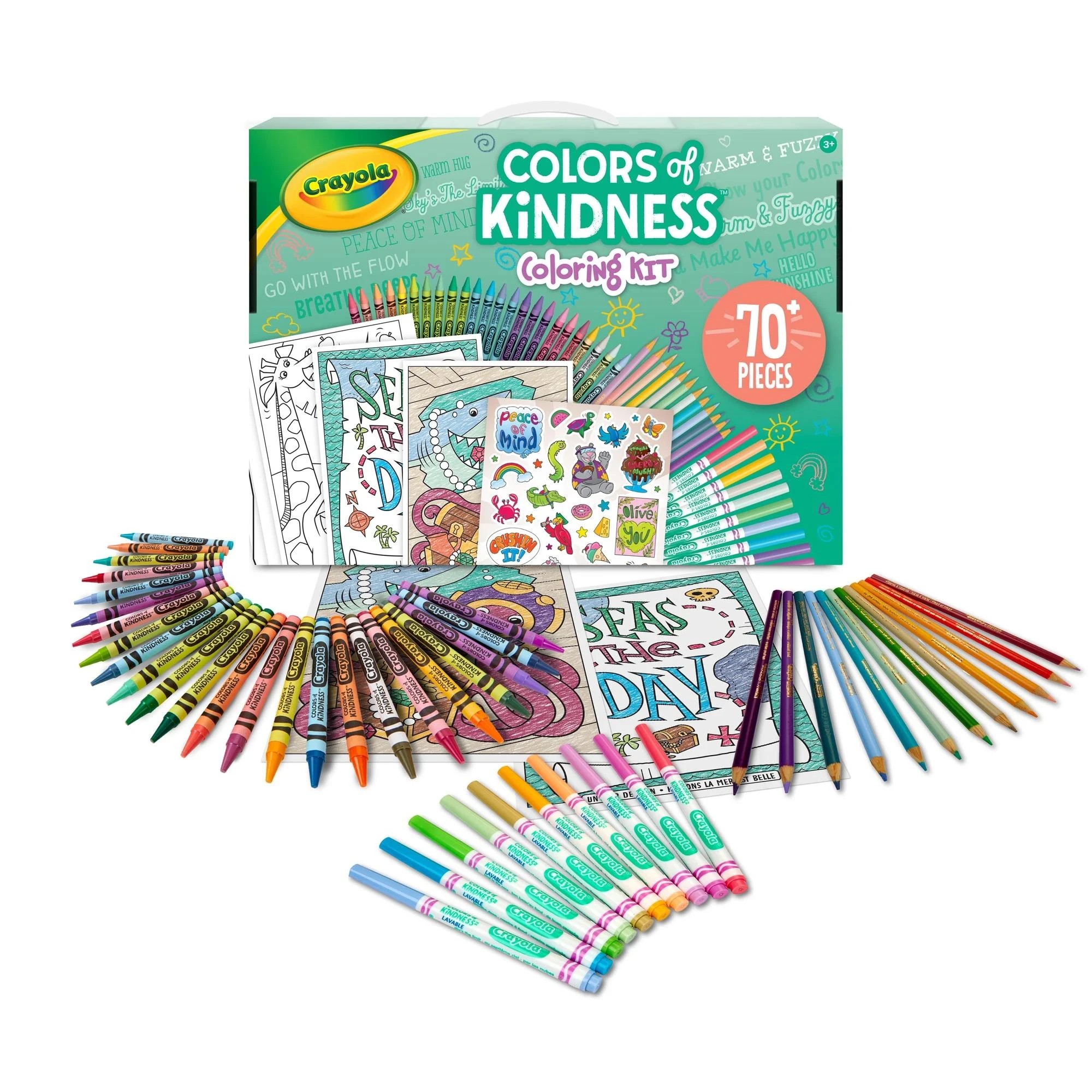 3 Crayola Colours of Kindness Art Kit - Green, 3 of 3