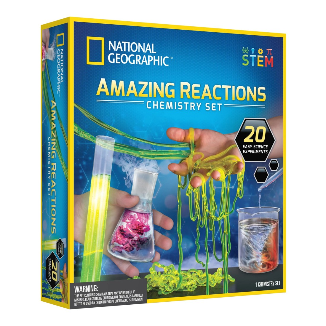 1 National Geographic Amazing Reactions Chemistry Set, 1 of 4