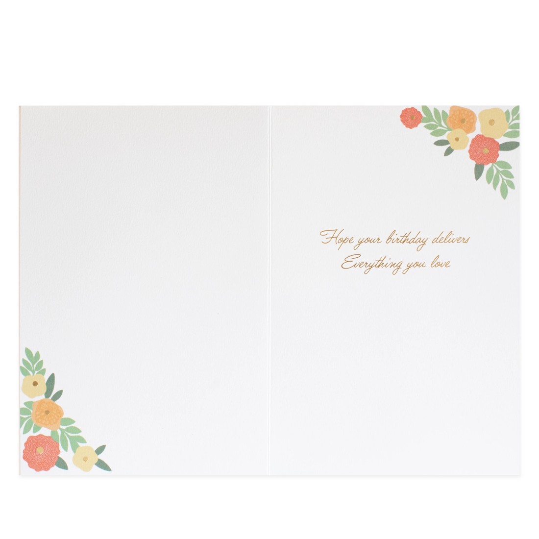 2 Hallmark Signature Birthday Card - Floral Wreath, 2 of 3