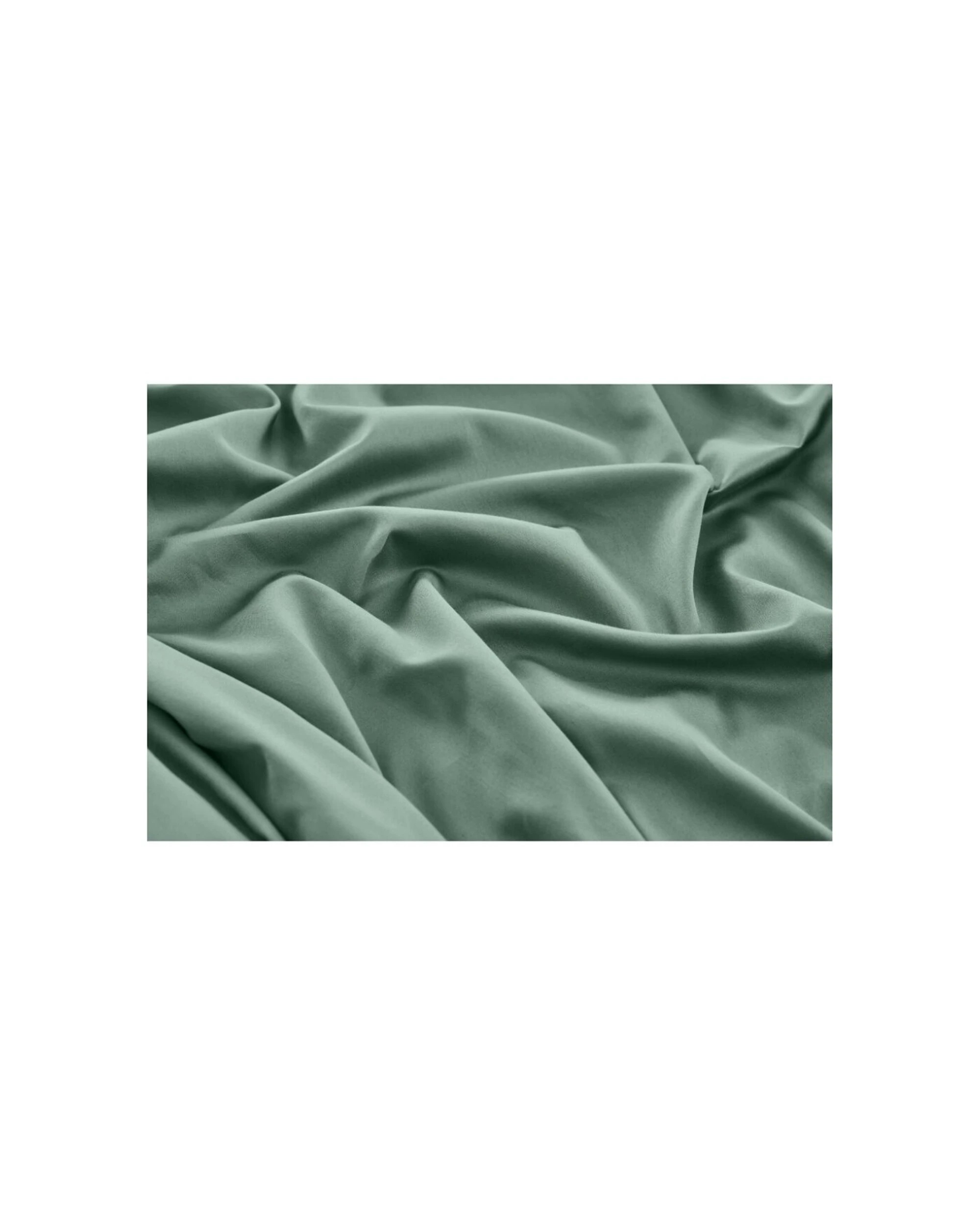 2 Grosvenor House 500TC Egyptian Cotton Flat Bed Bedding Sheet - Double Bed - Green, 2 of 4