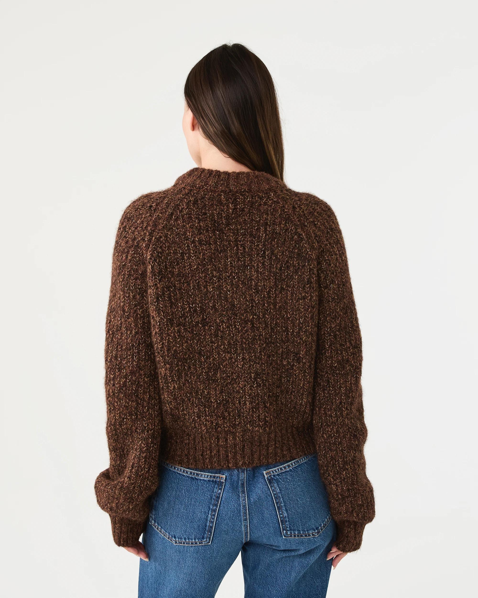 3 Balloon Sleeve Jumper Brn Clove, 3 of 7