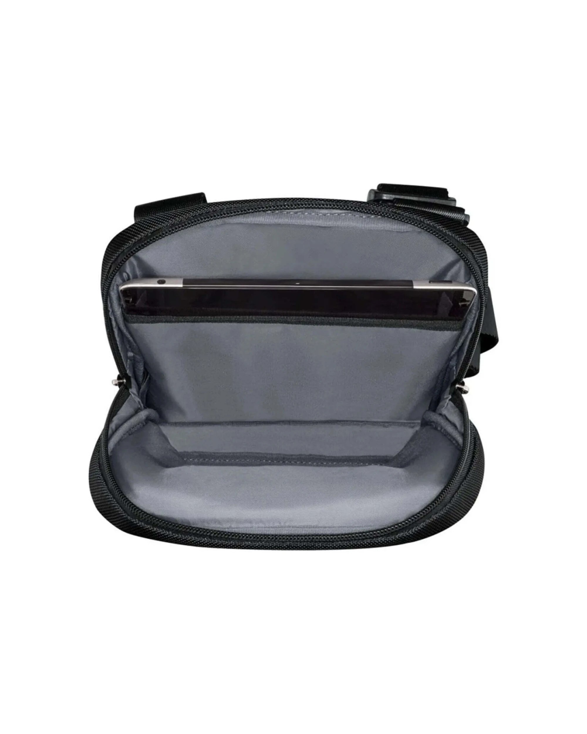 2 Wenger XE Crossbody Bag With 11in Tablet Pocket Recycled PET Polyester - Black, 2 of 6