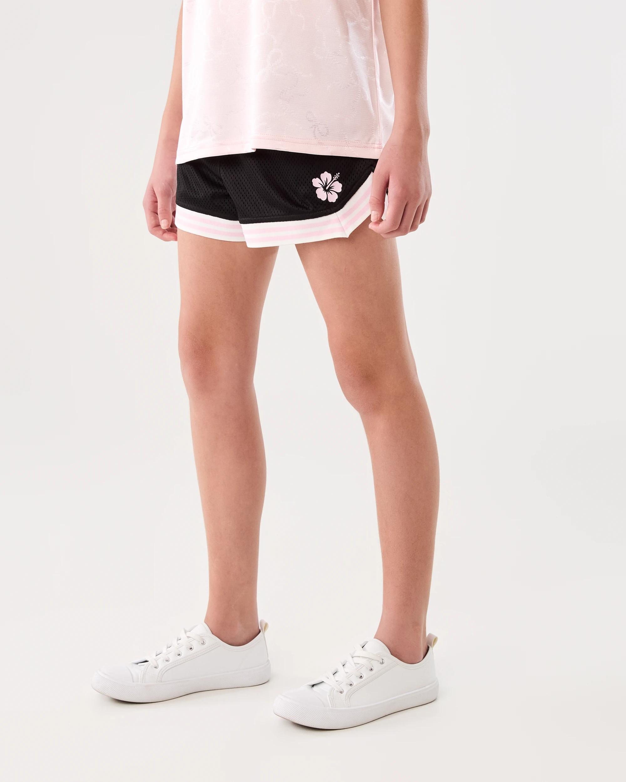 1 Mesh Shorts Blck Flwr, 1 of 5