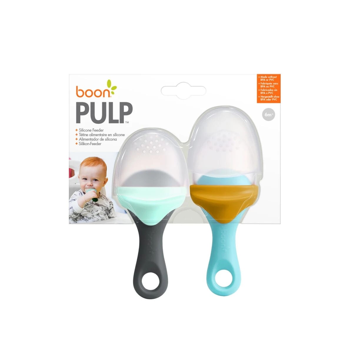 1 2 Pack Pulp Silicone Feeders, 1 of 3