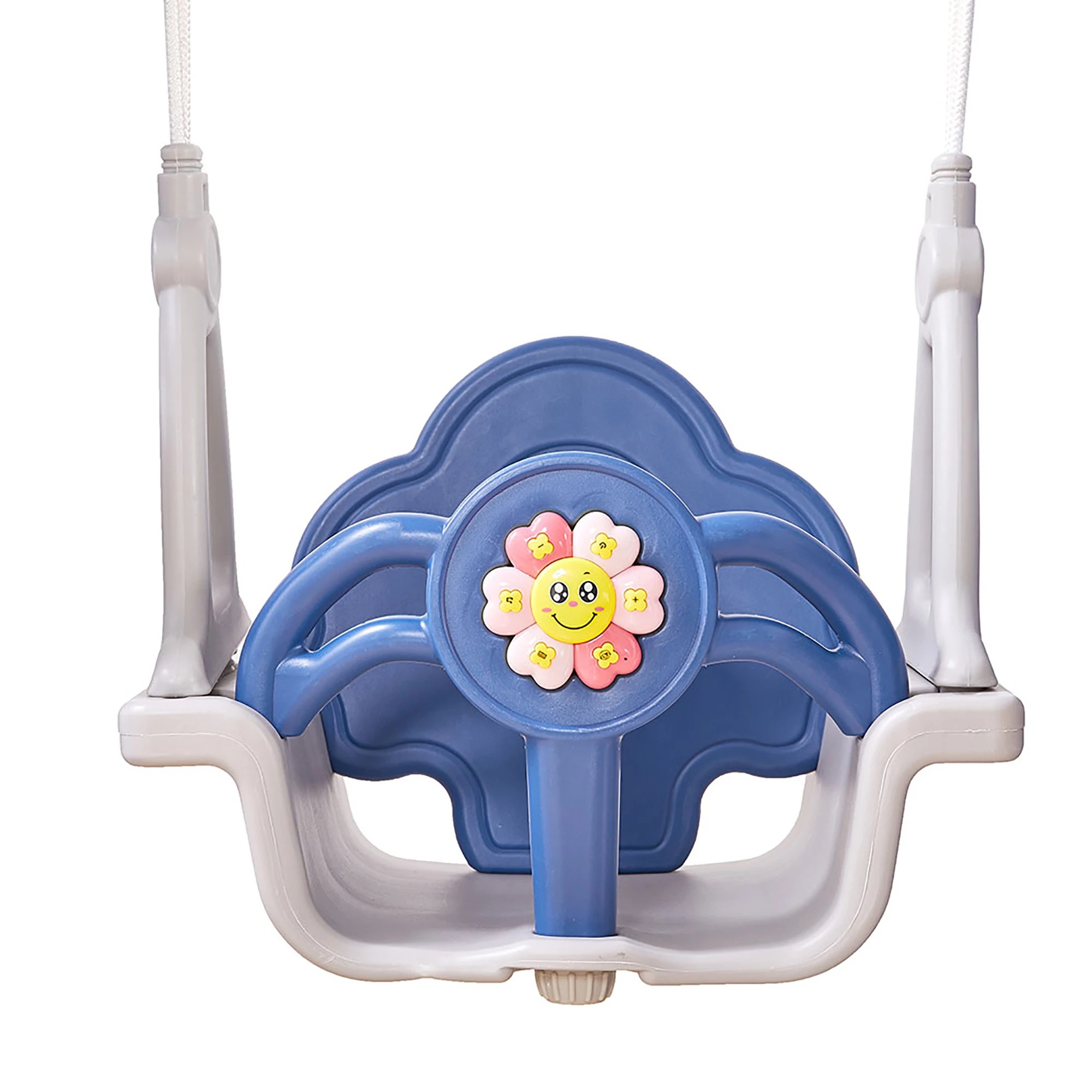 4 Bopeep Kids Slide Swing Basketball Ring Hoop Activity Center Toddlers Play Set, 4 of 6