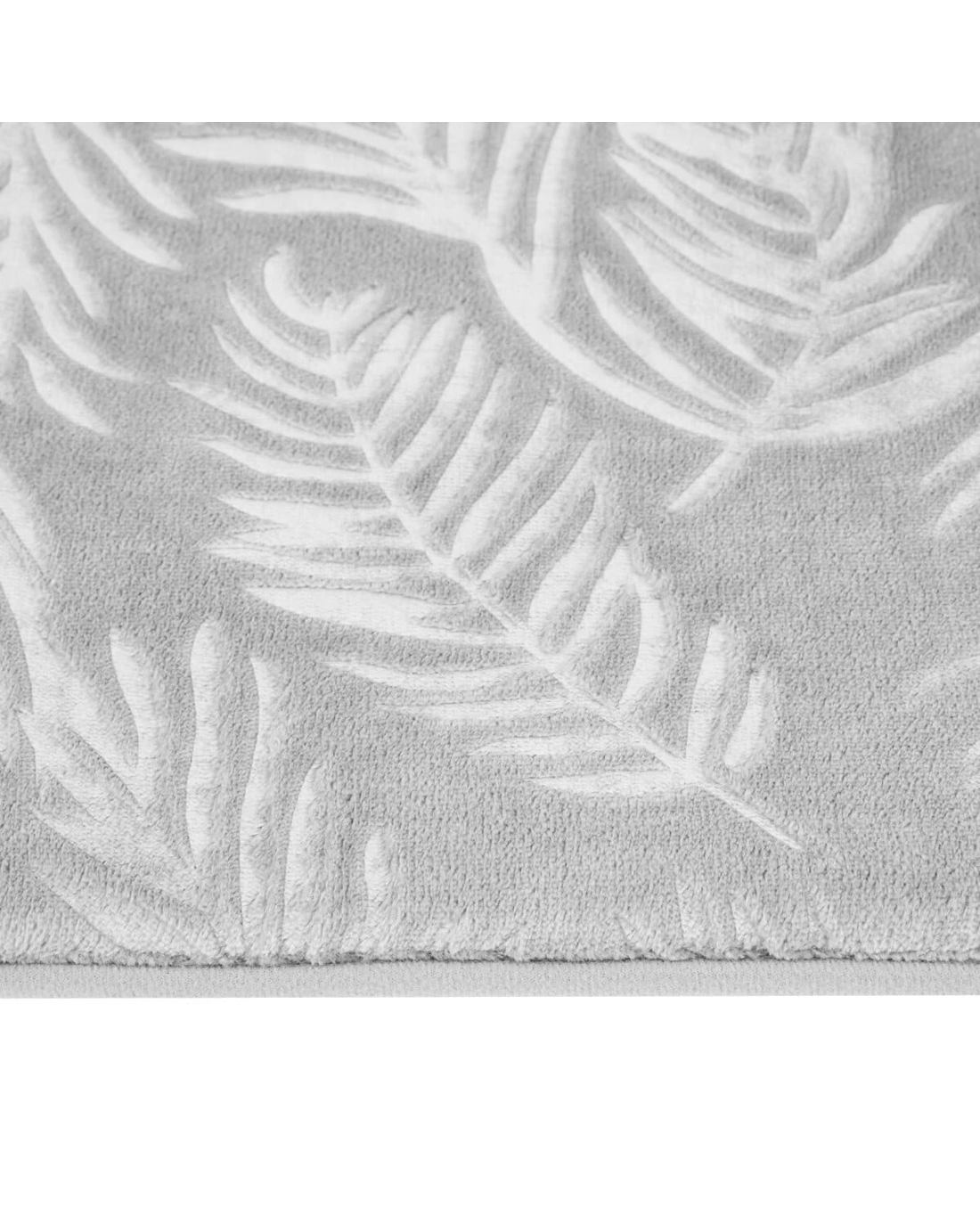 3 Memory Foam Bath Mat - Silver Leaf, 3 of 5